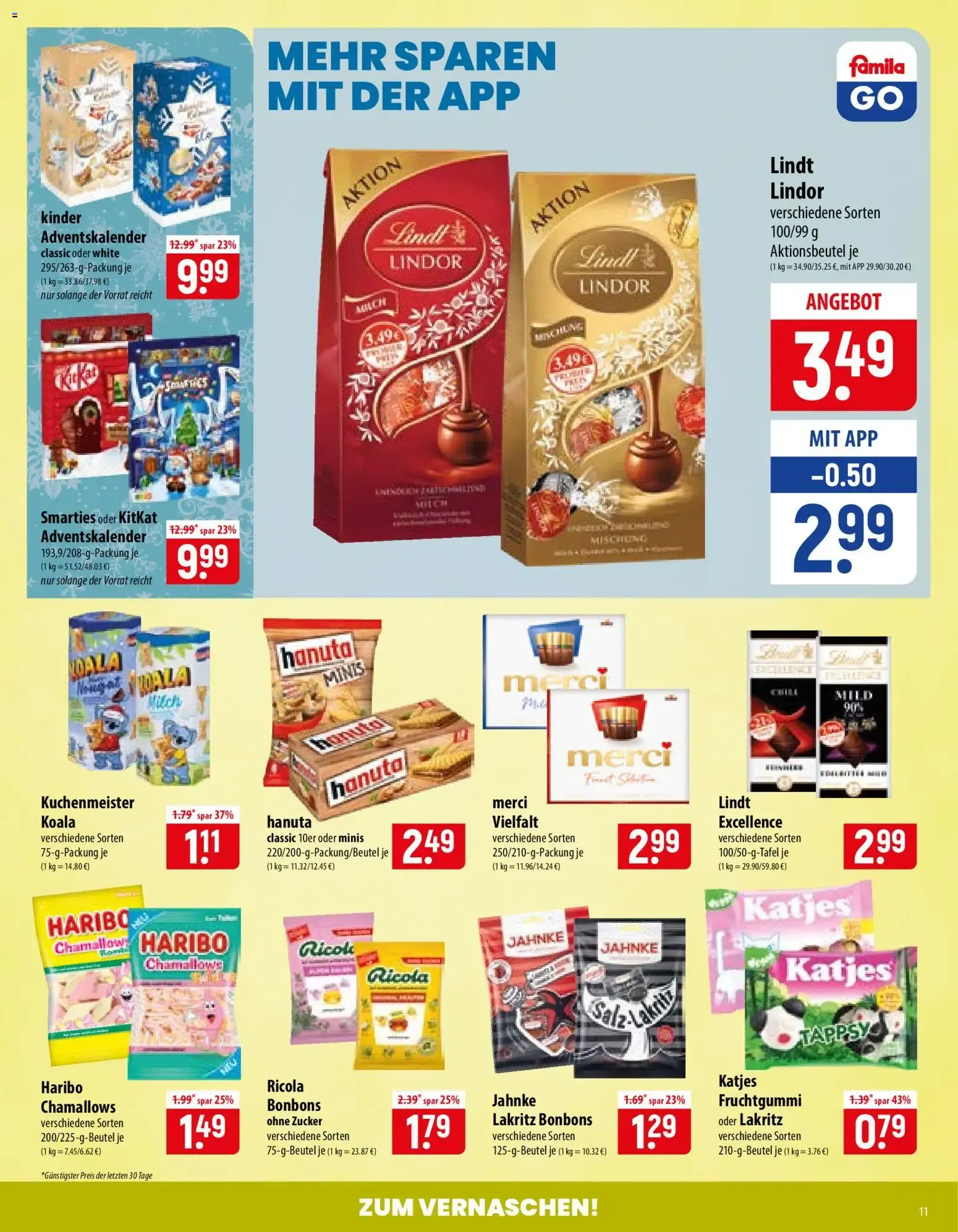 Famila Prospekt (ab 02.11.2026) zum Blättern von 2. November bis 7. November 2026 - Prospekt seite 11
