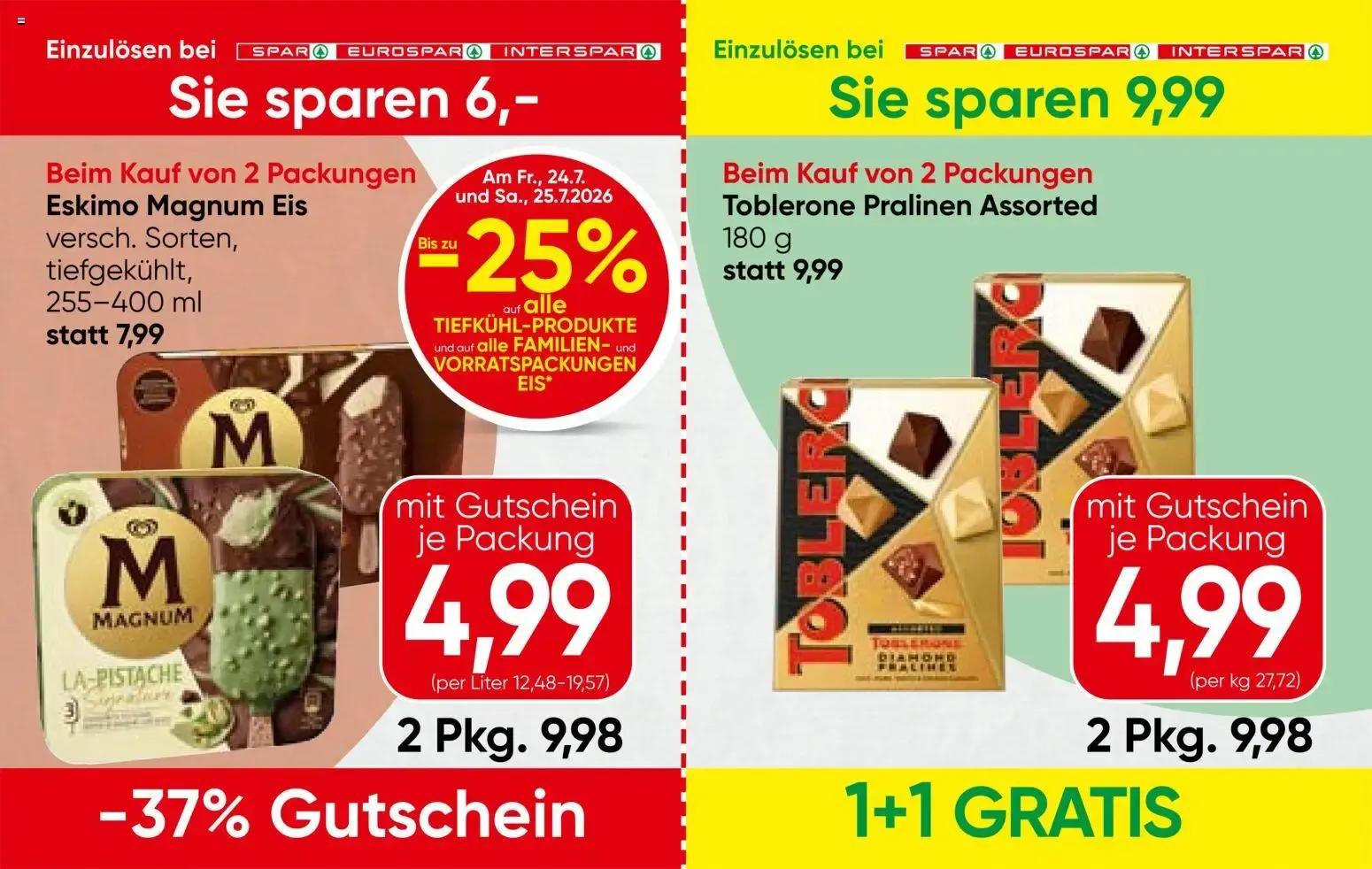 SPAR-Gutscheinheft von 23. Juli bis 12. August 2026 - Flugblätt seite  7