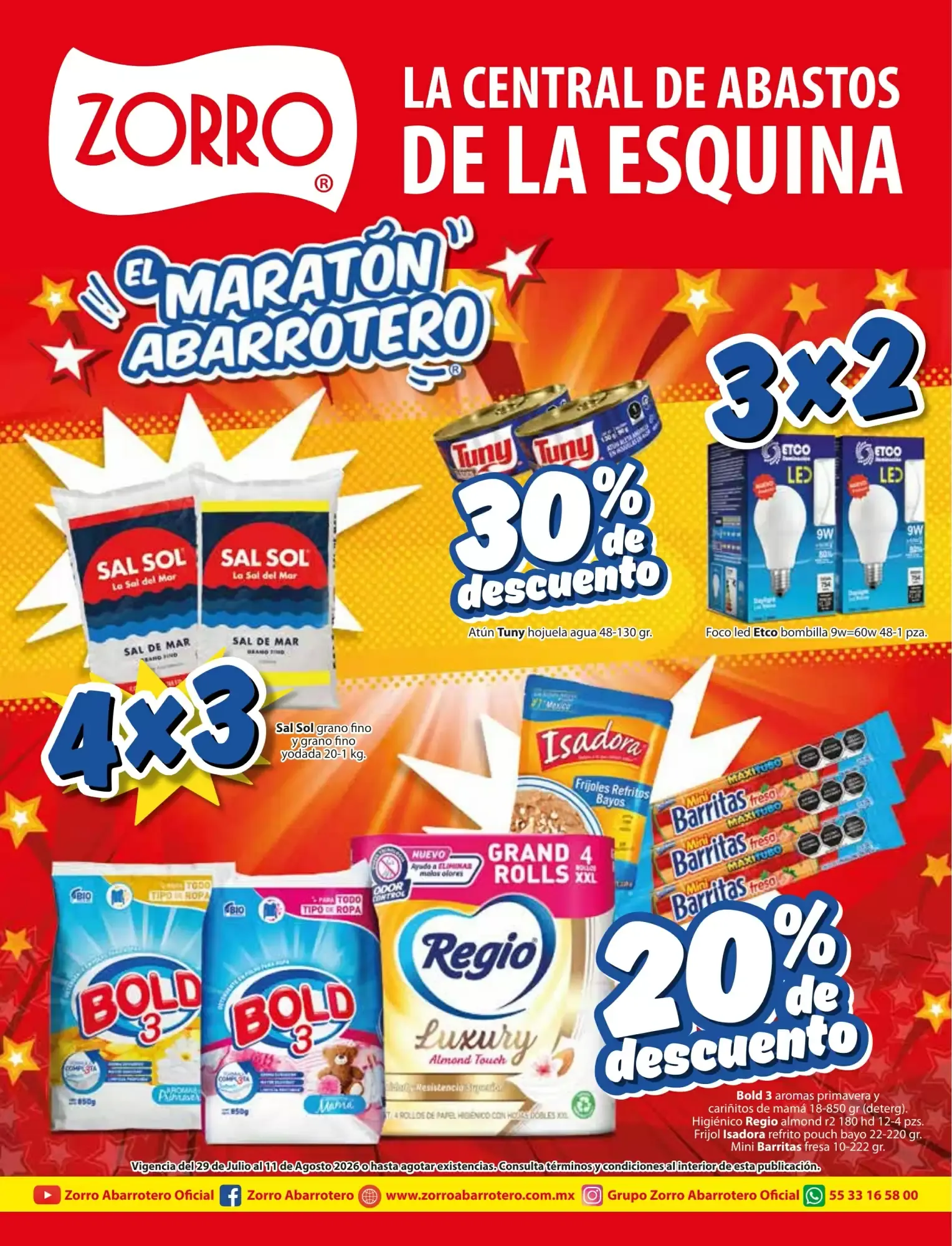 Catálogo de Zorro: El Maratón Abarrotero 29 de julio al 11 de agosto 2026 - Pagina 1