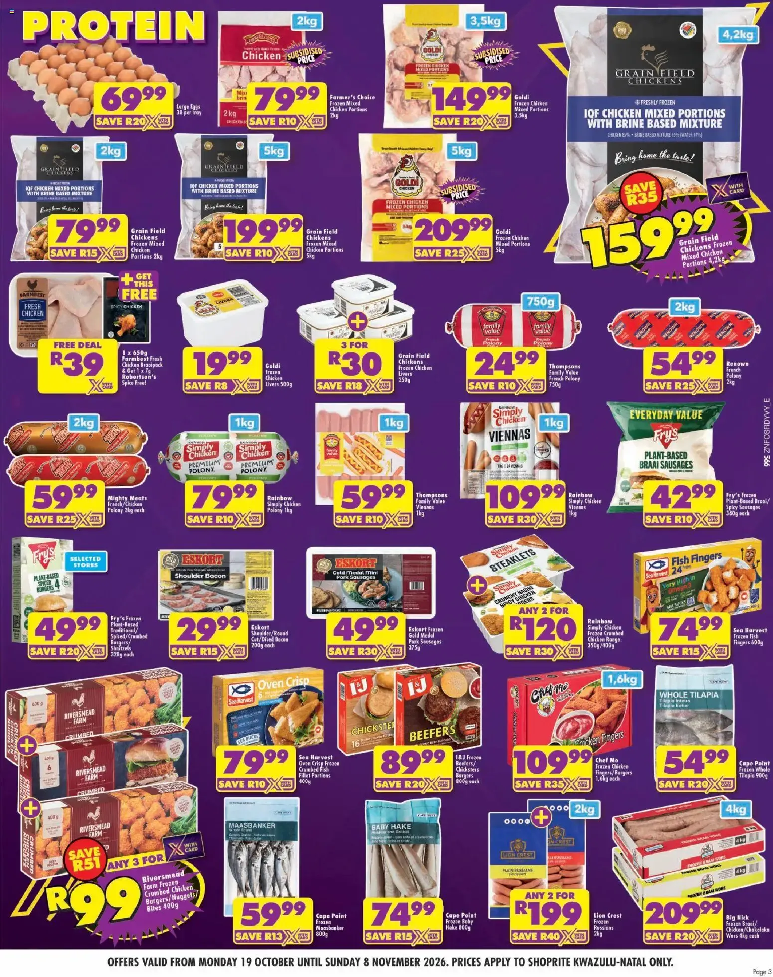 Shoprite Specials (19/10/2026 - 08/11/2026) → Online Catalogue from 19 October to 8 November 2026 - Catalogue Page 3