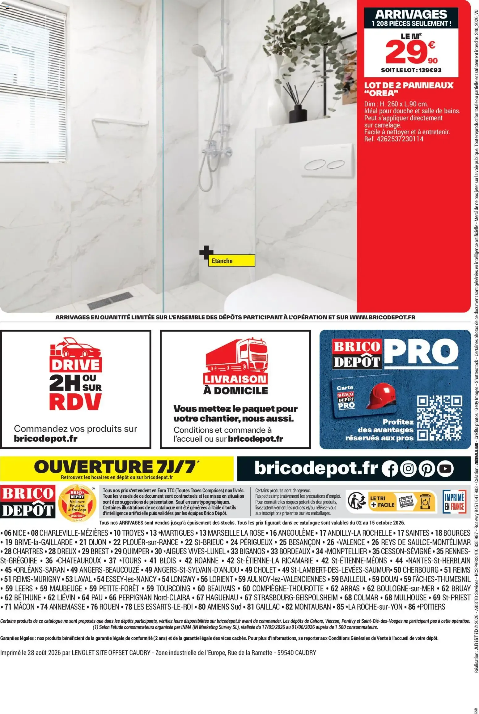Brico Dépôt - Prix dépôt spécial cuisines à partir du 02/10/2026 - promo en ligne du 2 octobre au 15 octobre 2026 - Catalogue page 12