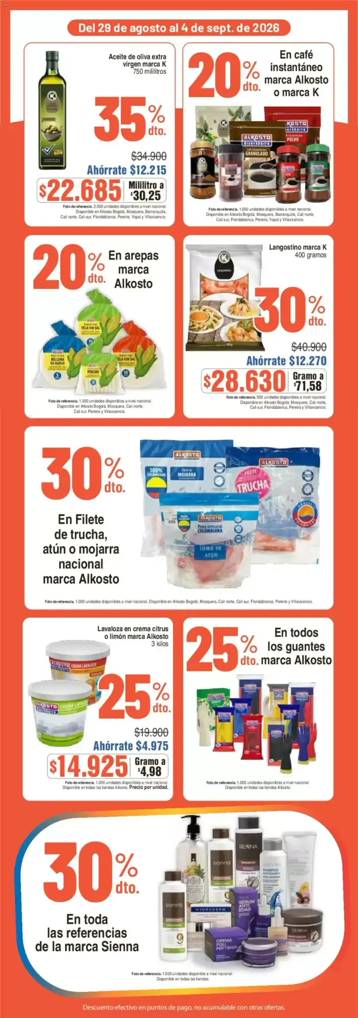 Catalogo de Alkosto: Última semana de Agosto, Ofertas en Mercado 29 de agosto al 4 de septiembre 2026 - Pag 2