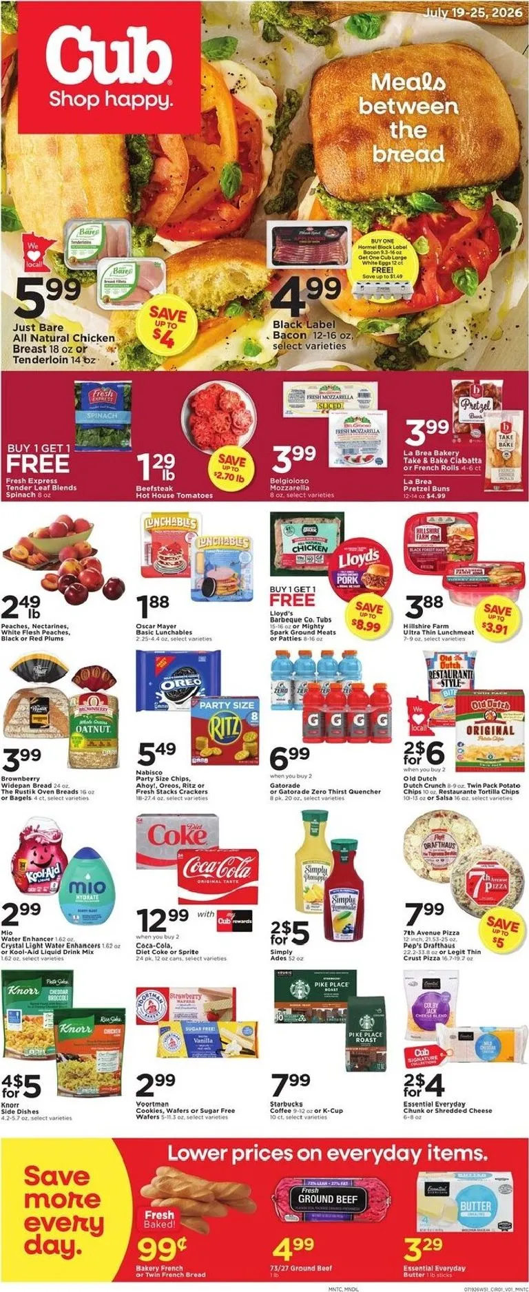 Current Cub leaflet valid from Sunday 07/19/2026 to Saturday 07/25/2026