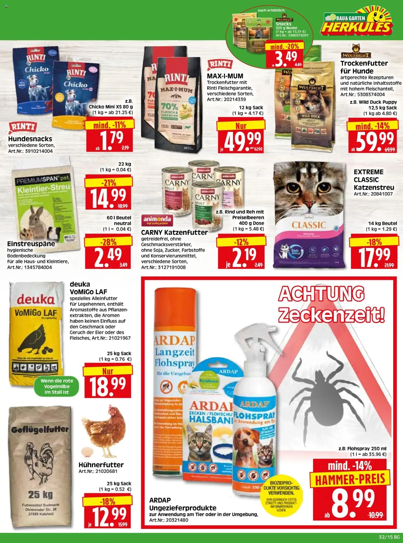 HERKULES Bau & Garten (ab 03.08.2026) zum Blättern von 3. August bis 8. August 2026 - Prospekt seite 15