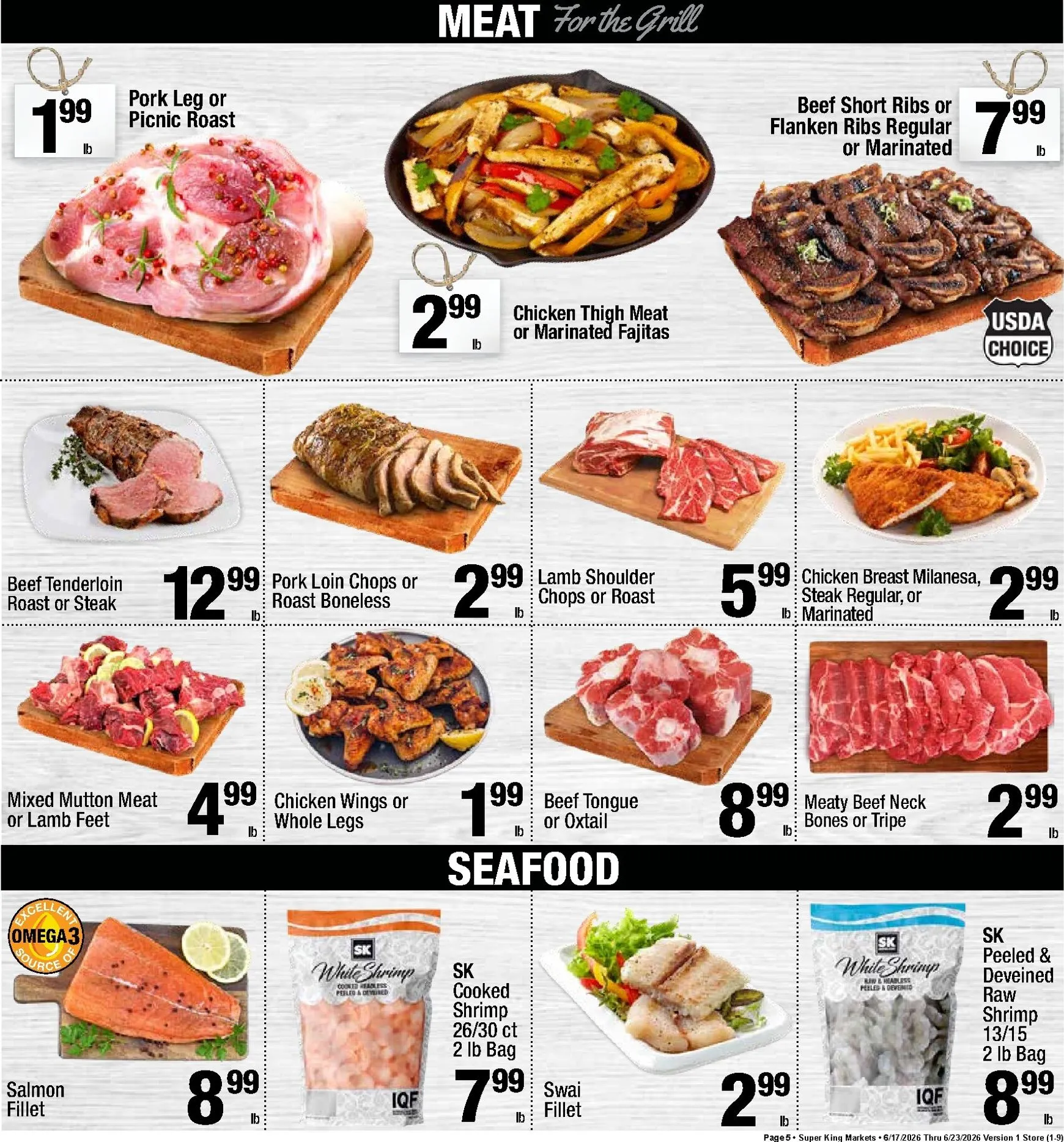 Weekly ad Current Super King leaflet valid from Wednesday 06/17/2026 to Tuesday 06/23/2026 from June 17 to June 23 2026 - Page 6