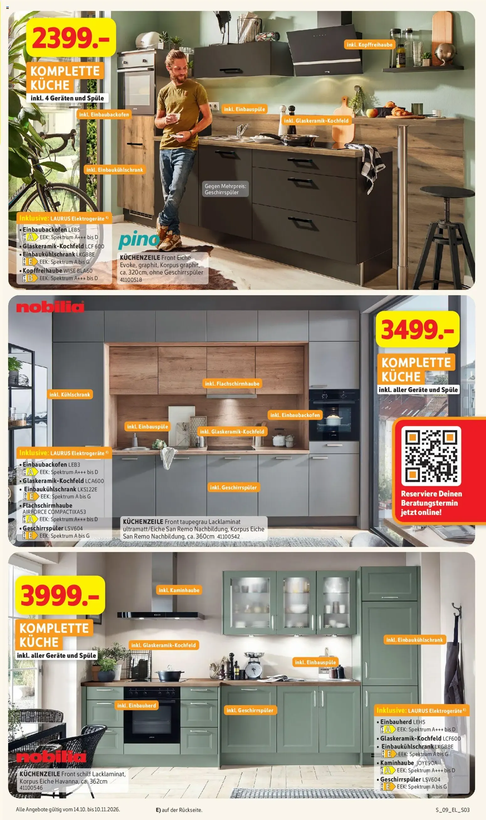 Sconto Küchenspezial (ab 14.10.2026) zum Blättern von 14. Oktober bis 10. November 2026 - Prospekt seite 3