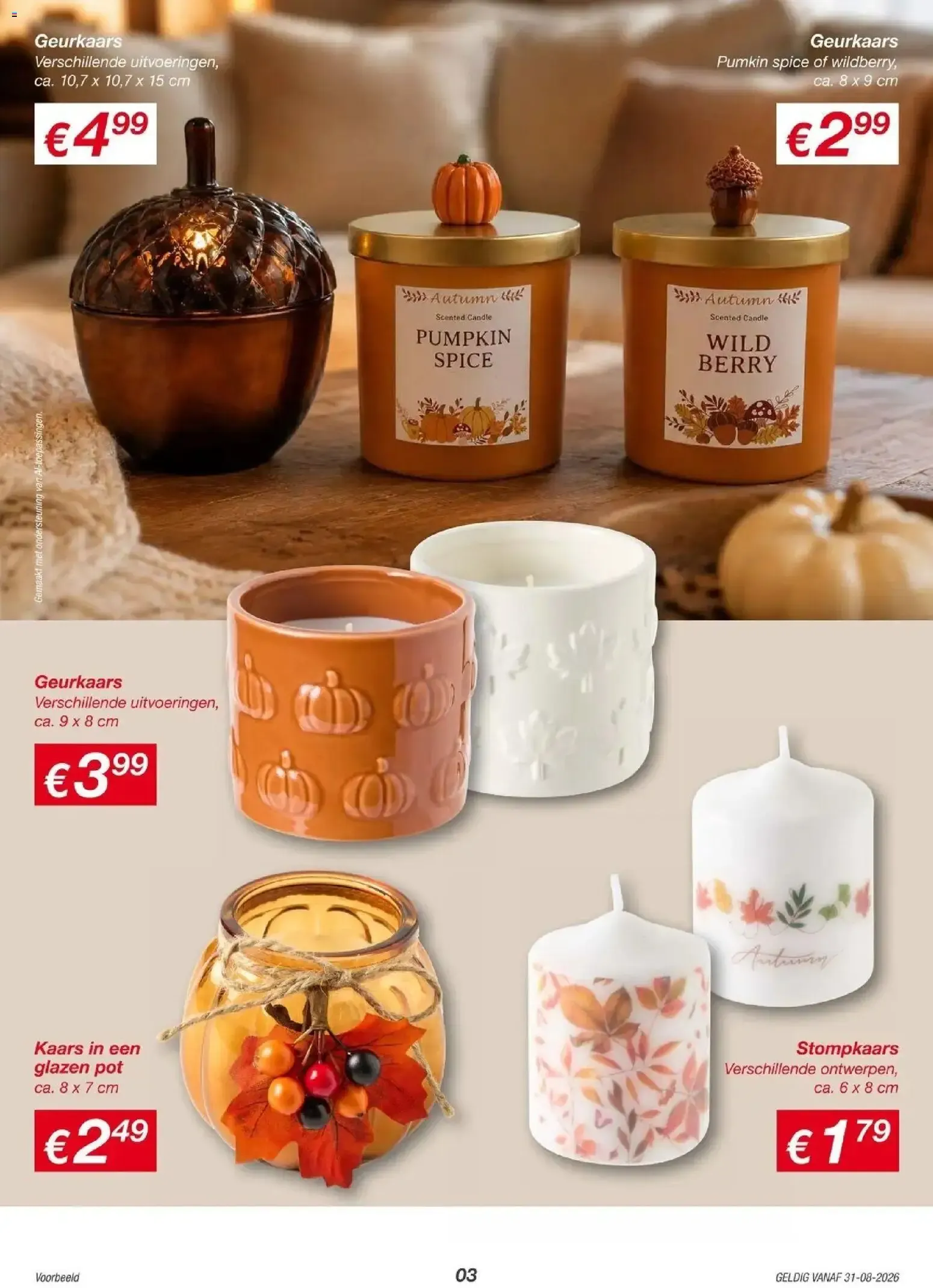 Meer voor de Herfst en de Bijzondere Momenten (Kik Herfstdecoraties) van 31 augustus tot 6 september 2026 - Folder pagina 3
