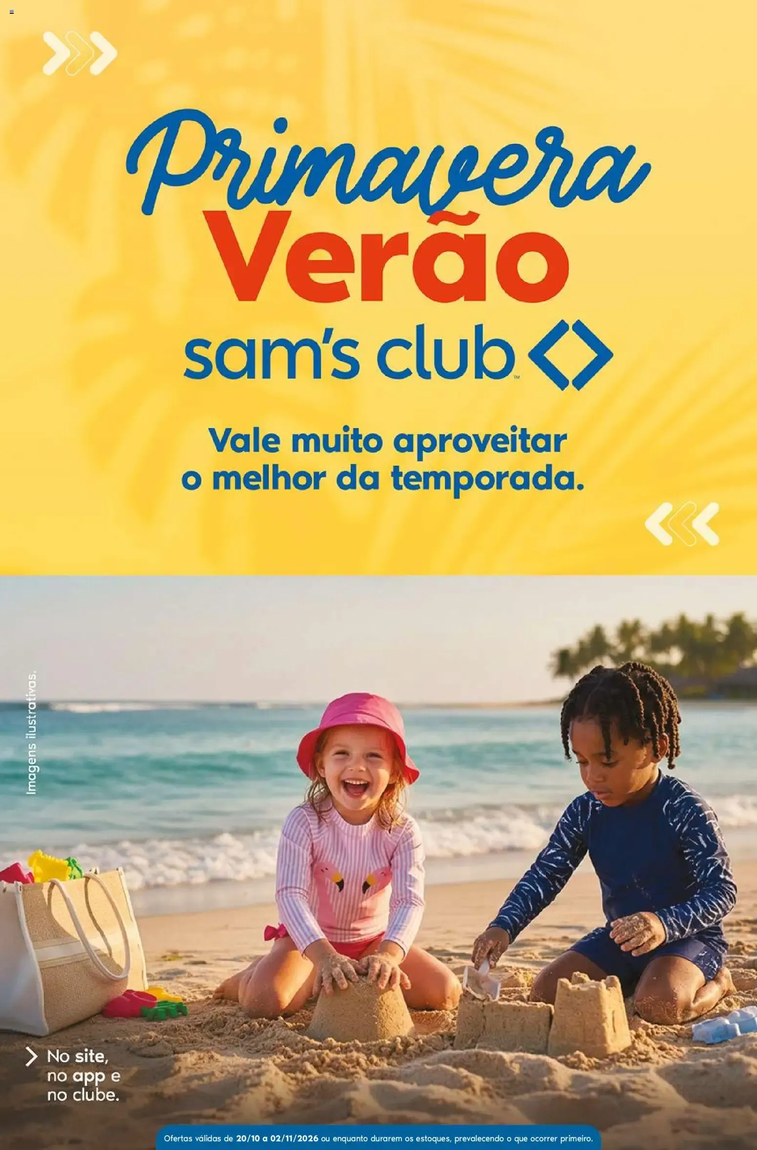 Encarte de Primavera Verão Sam's Club 20 de outubro até 2 de novembro 2026 - Pagina 1