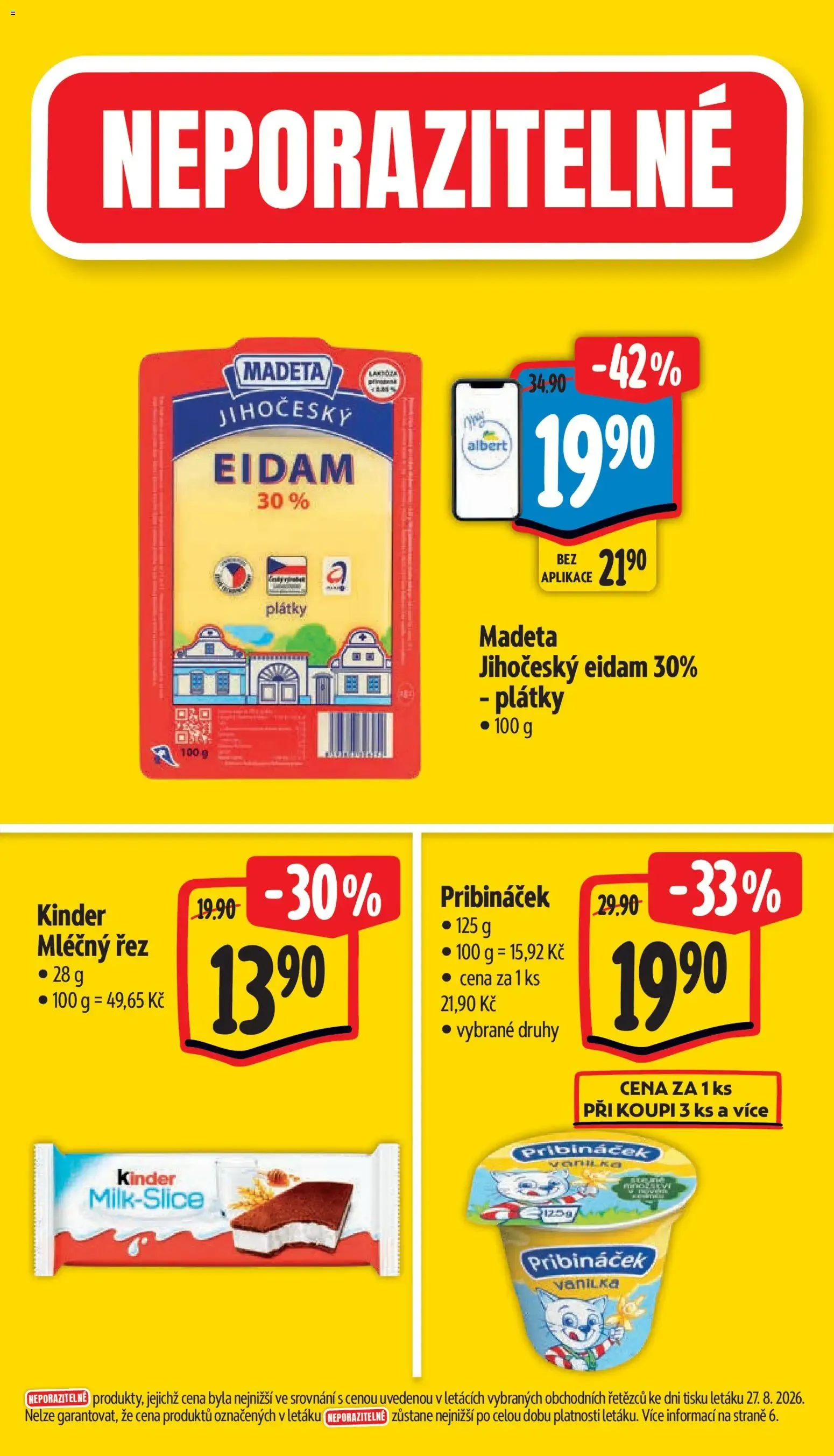 Albert leták - Supermarket od 02.09.2026 - Akční leták - 2. září 8. září 2026 - Page 3