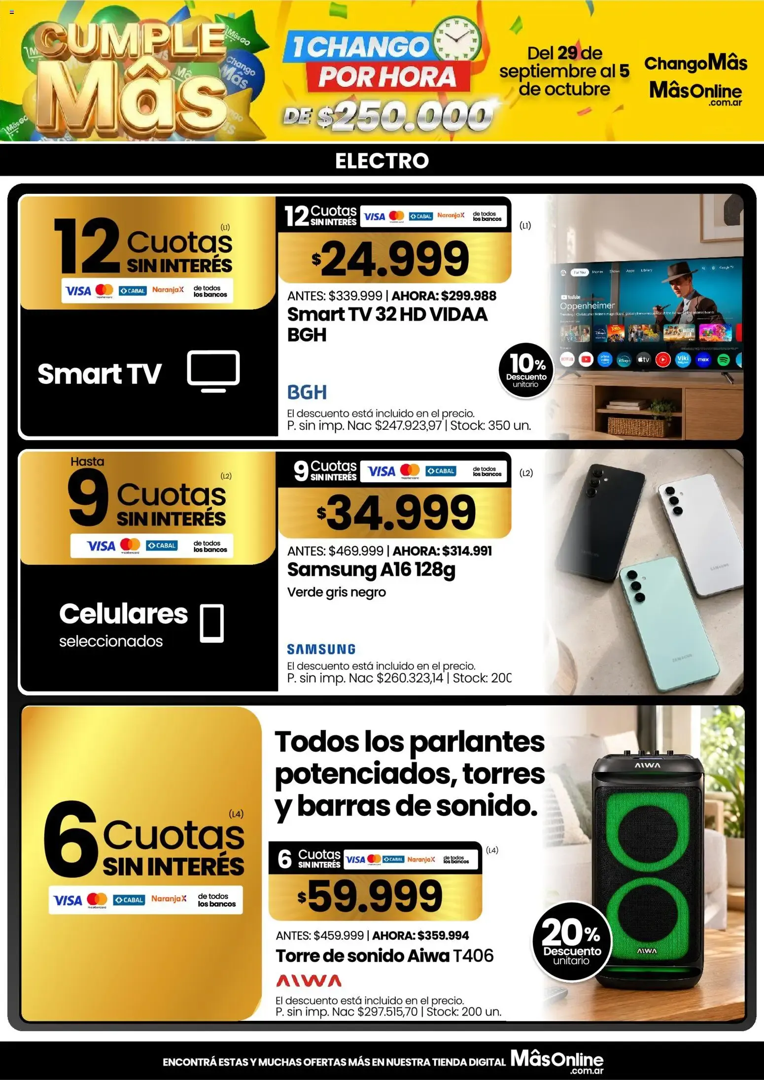 Ofertas de Changomas - Ofertas || del 29/09/2026 - 05/10/2026 || Catálogo 29 de septiembre al 5 de octubre 2026 - Página 11 del catálogo