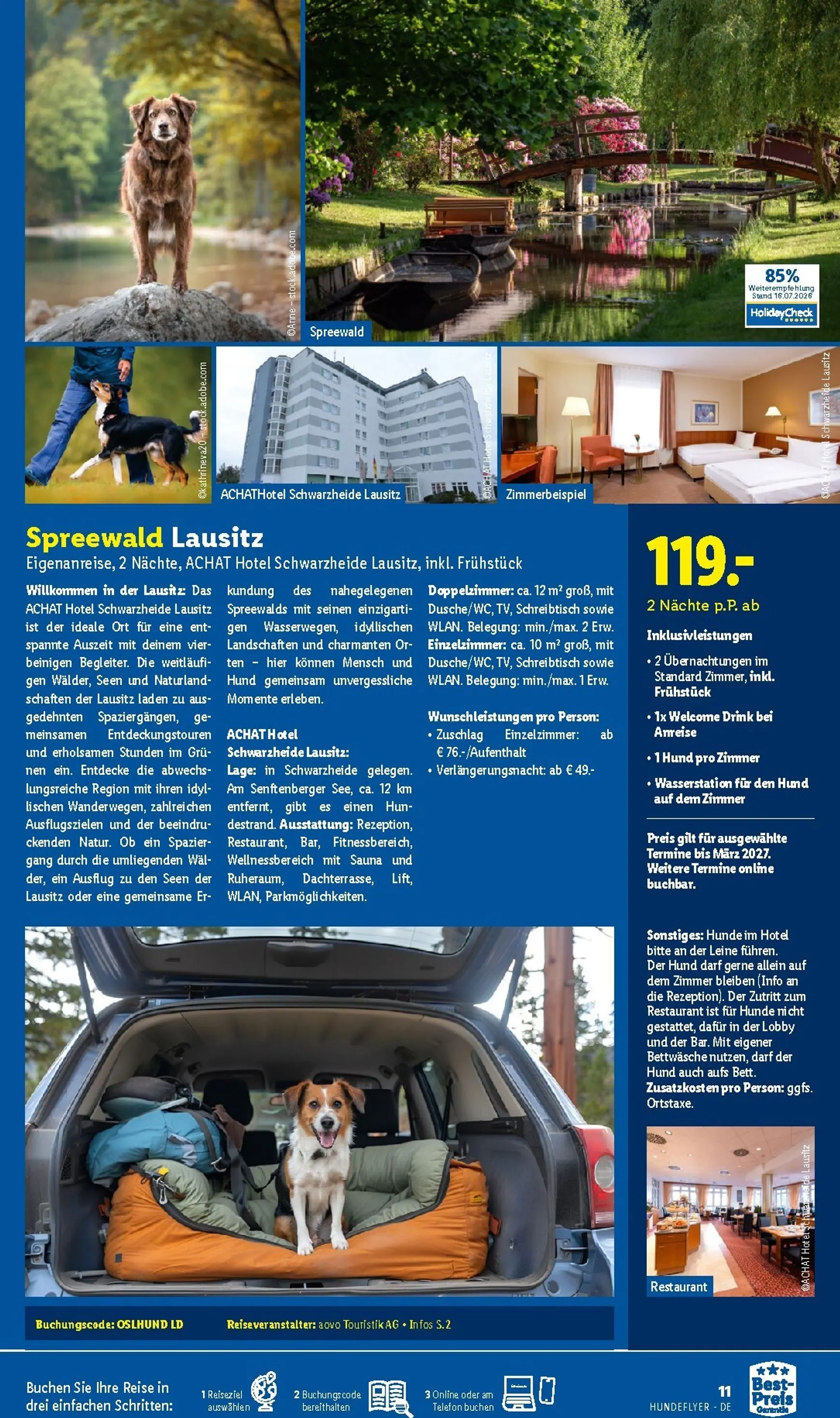 Urlaub mit Wau-Effekt lohnt sich. Lidl Reisen & Experiences von 29. Juli bis 31. Dezember 2026 - Prospekt seite 11