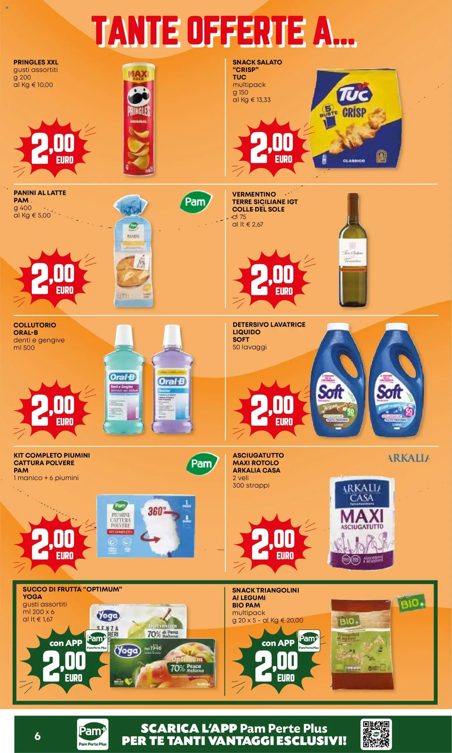 Volantino Pam Panorama: Tante Offerte a 1, 2, 3 Euro da 18 giugno a 1 luglio di 2026 - Pagina del volantino 6