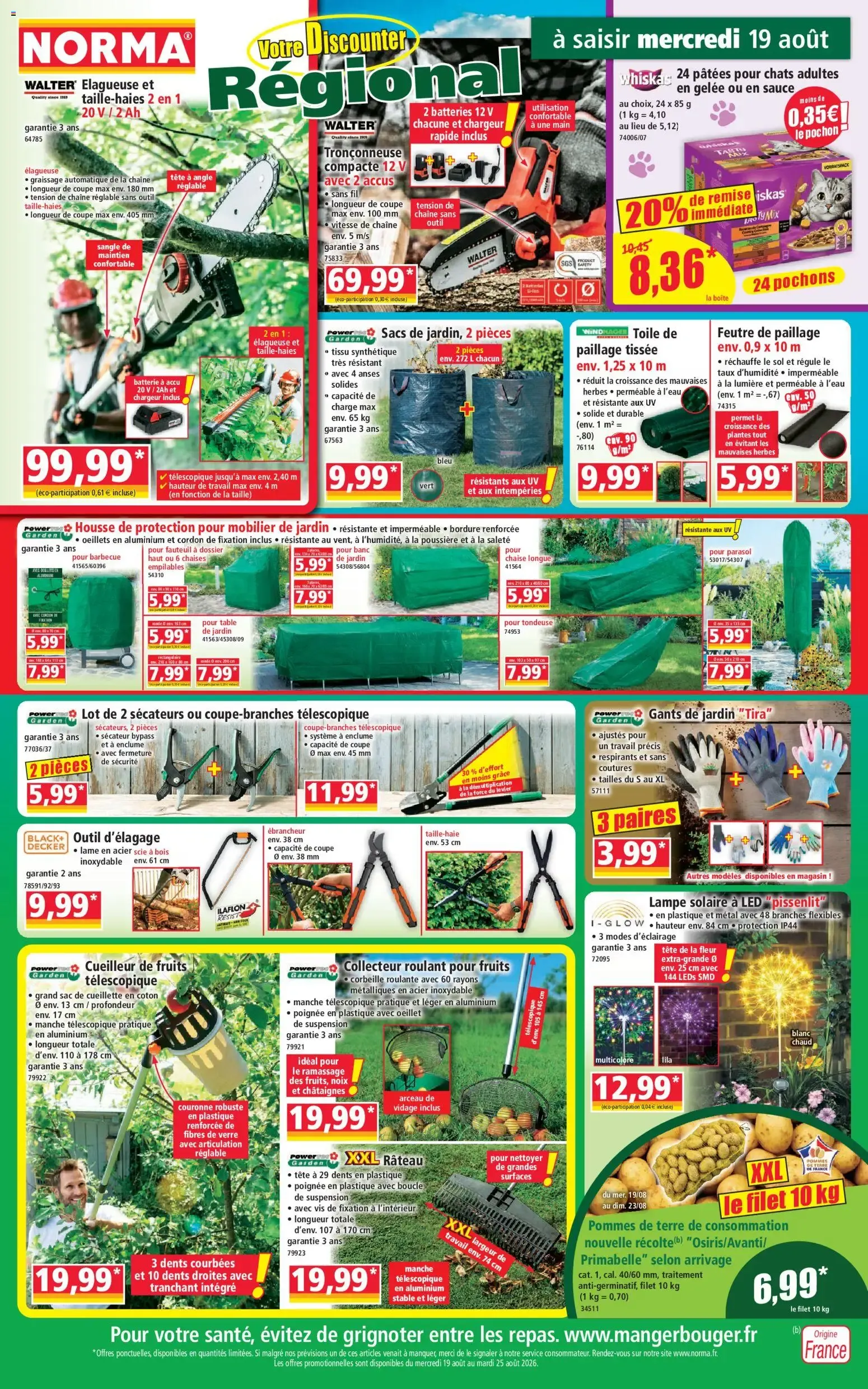 Norma Votre Discounter Régional du 19 août au 25 août 2026 - Catalogue page 1