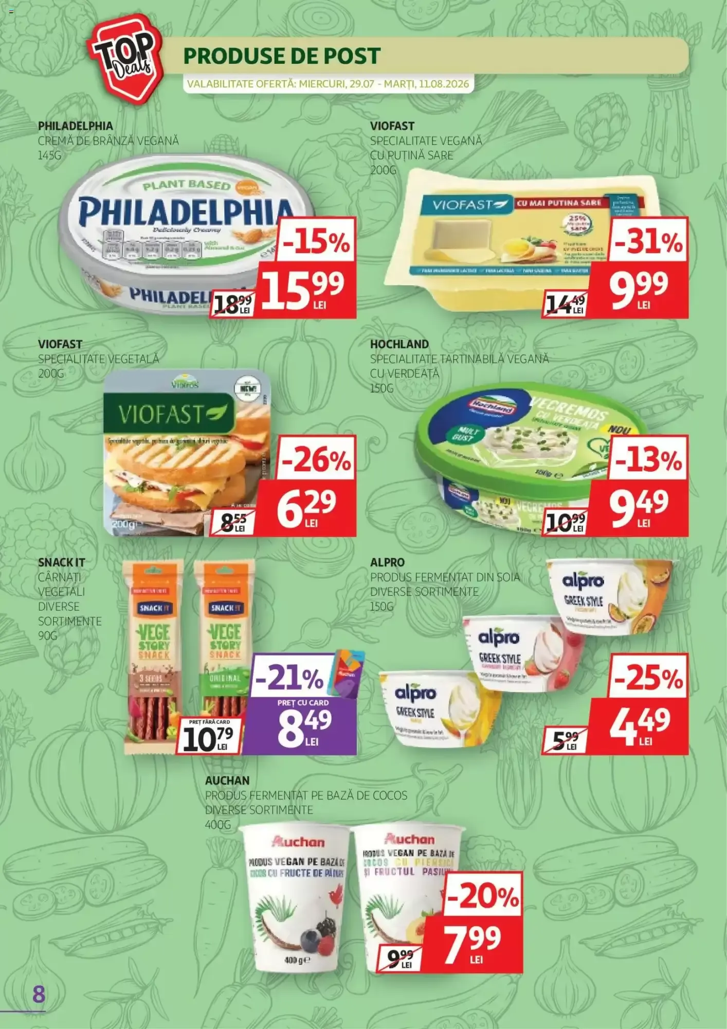 Catalog Catalog Auchan de la 29 iulie până la 11 august 2026 - Revista Pagina 8