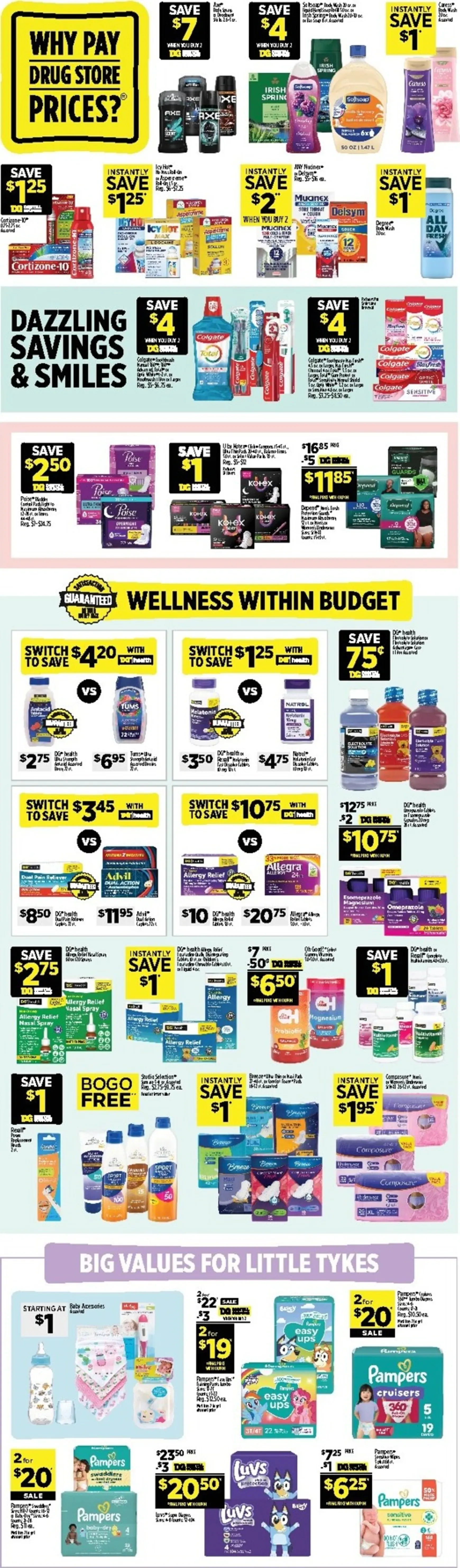 Weekly promotion Current Dollar General leaflet valid from Sunday 08/30/2026 to Saturday 09/05/2026 spanning from August 30 to September 5 2026 - Page 13 for Catalogue 365
