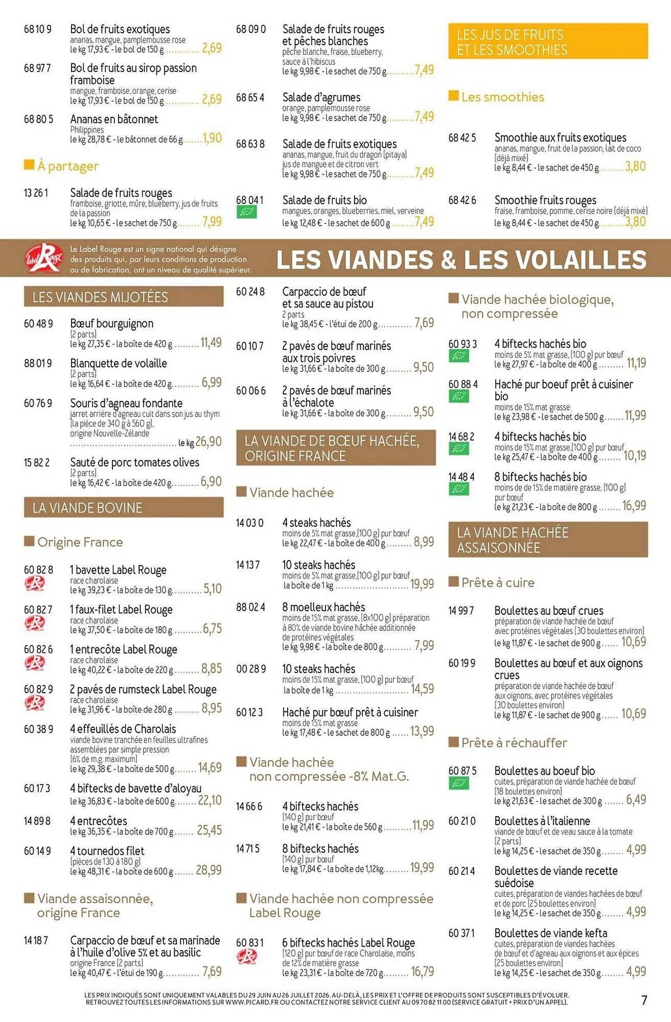 Picard Catalogue Du 29/06/2026 au 13/09/2026 du 29 juin au 13 septembre 2026 - Catalogue page 7