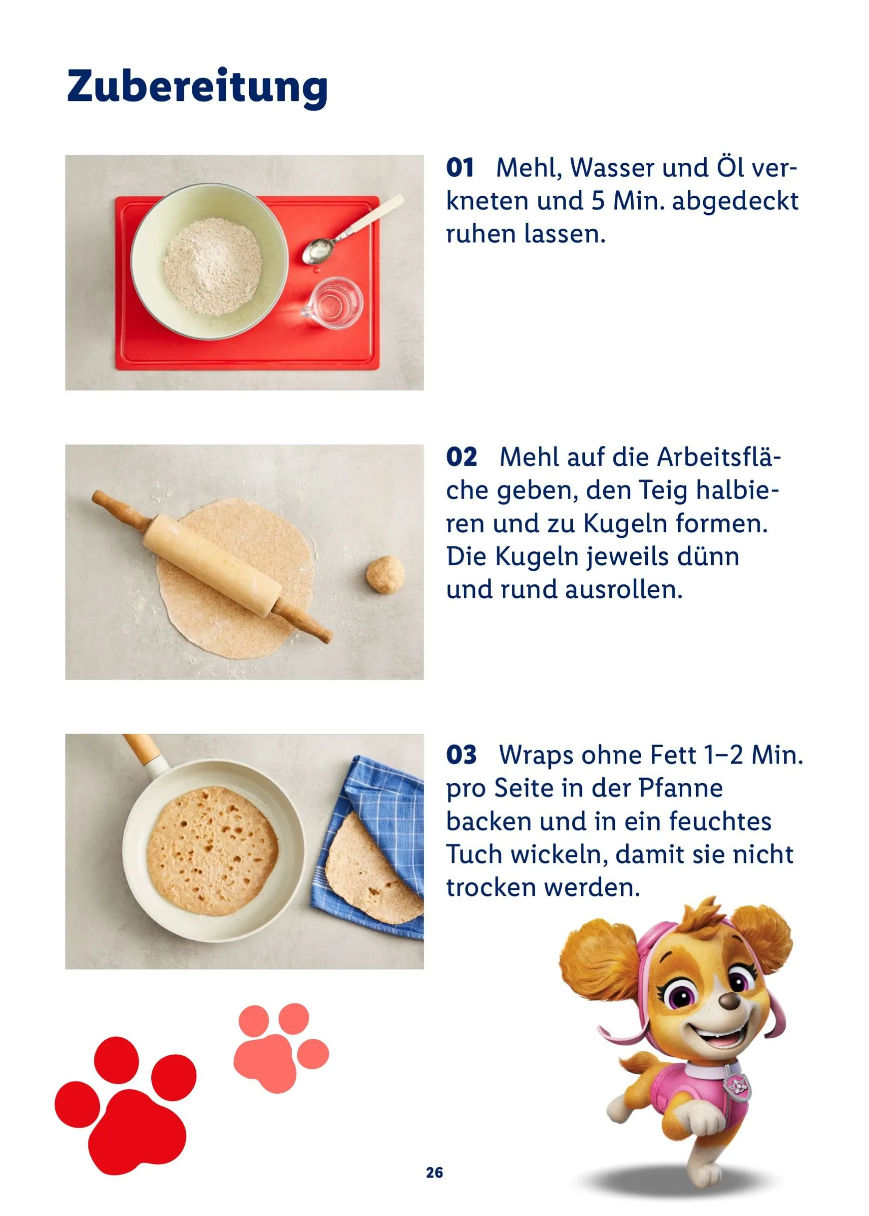 PAW Patrol Rezeptheft von 20. Juli bis 23. August 2026 - Prospekt seite 26
