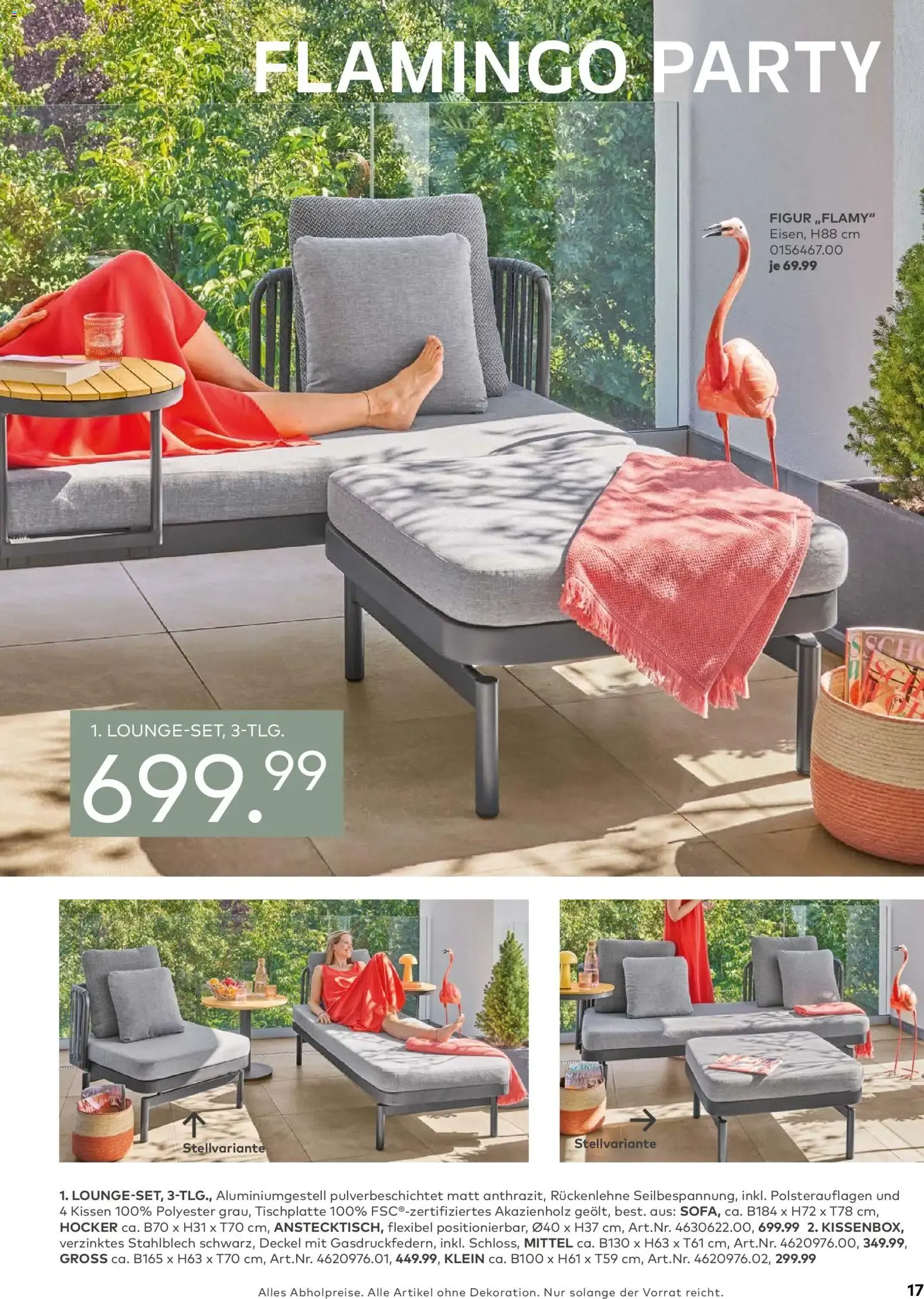 Porta! Gartenmöbel Katalog (ab 01.03.2026) zum Blättern von 1. März bis 31. August 2026 - Prospekt seite 17