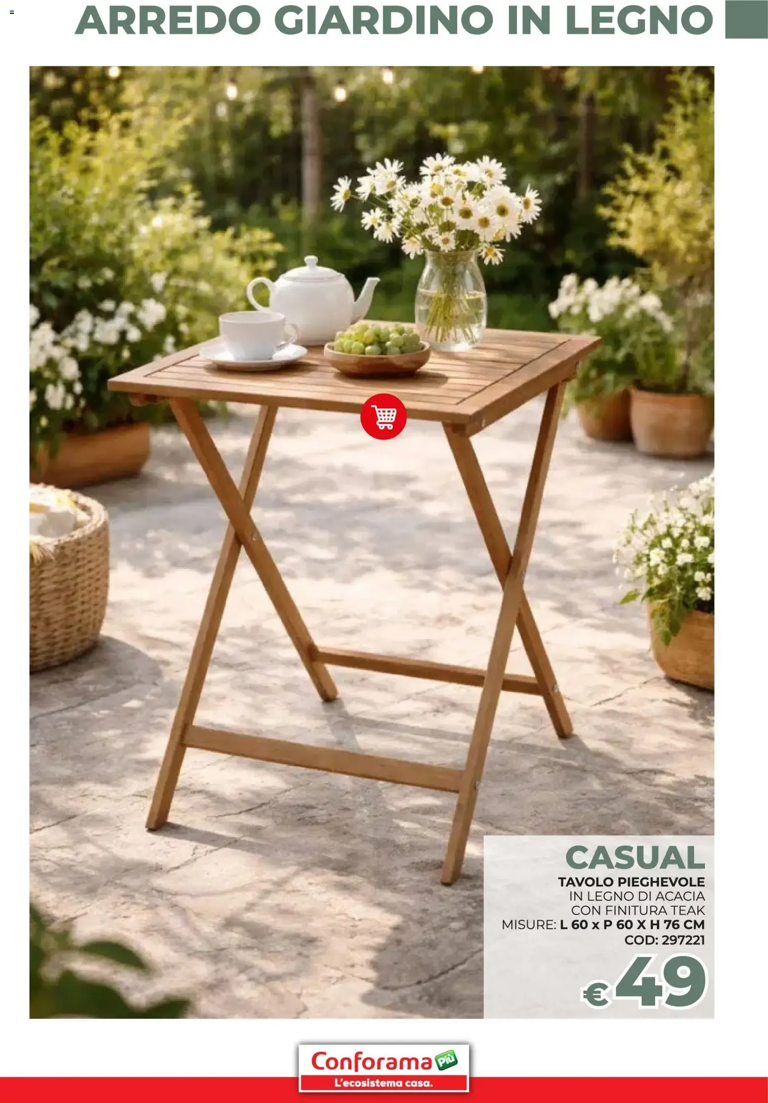 Conforama Collezione Arredo Giardino da 19 marzo a 30 settembre di 2026 - Pagina del volantino 49