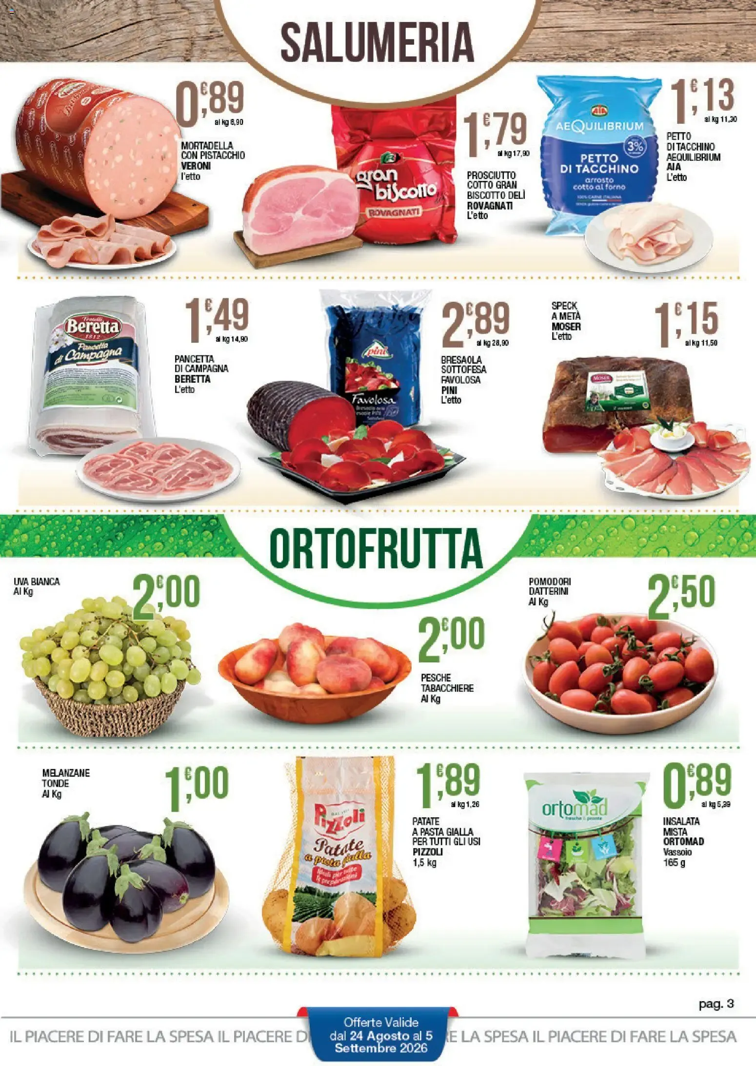 Sidis volantino dal 24/08/2026 - online Offerte da 24 agosto a 5 settembre di 2026 - Pagina del volantino 3