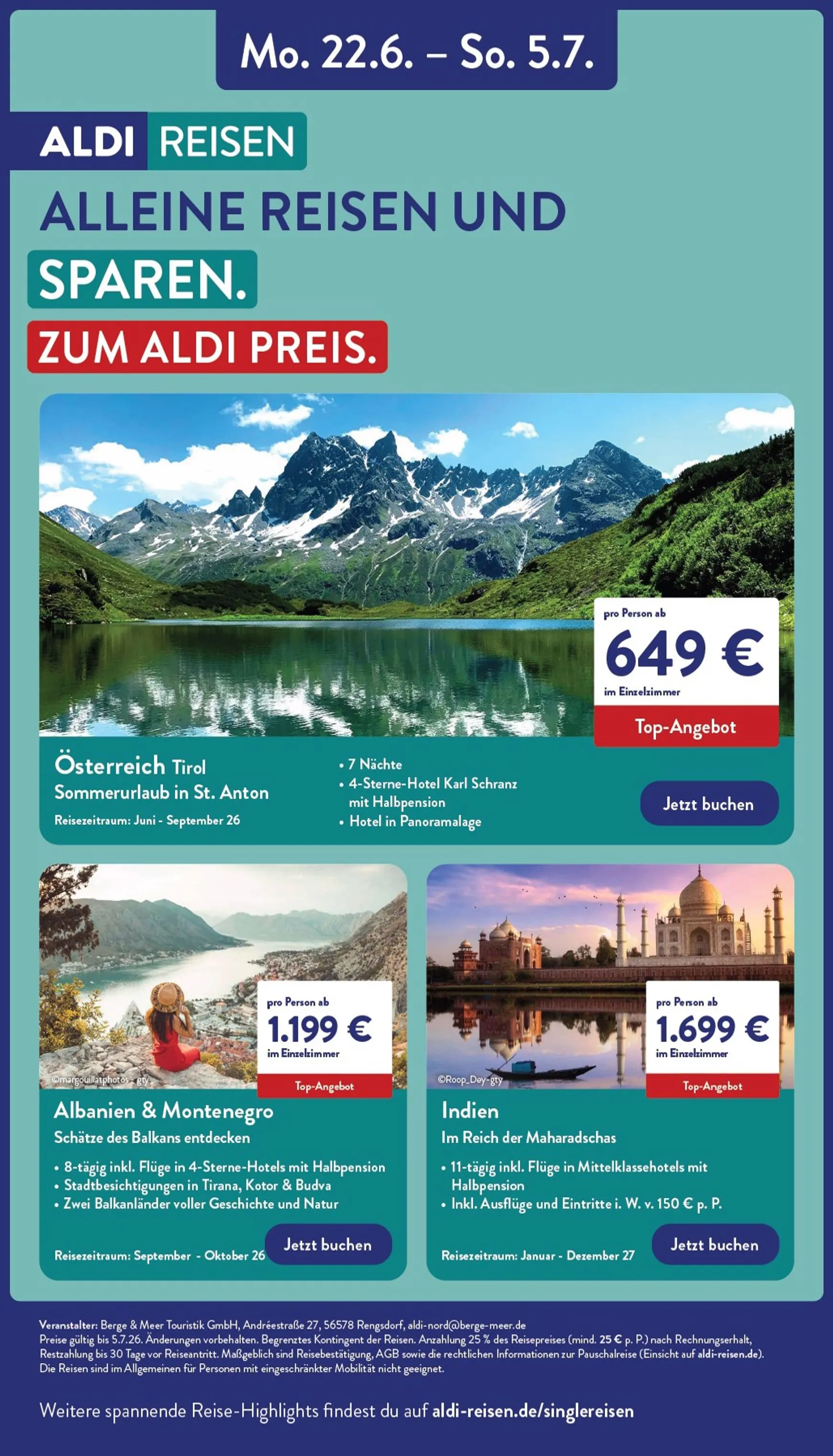 ALDI NORD Prospekt – von Montag 22.06.2026 bis Samstag 27.06.2026 von 22. Juni bis 27. Juni 2026 - Prospekt seite 39