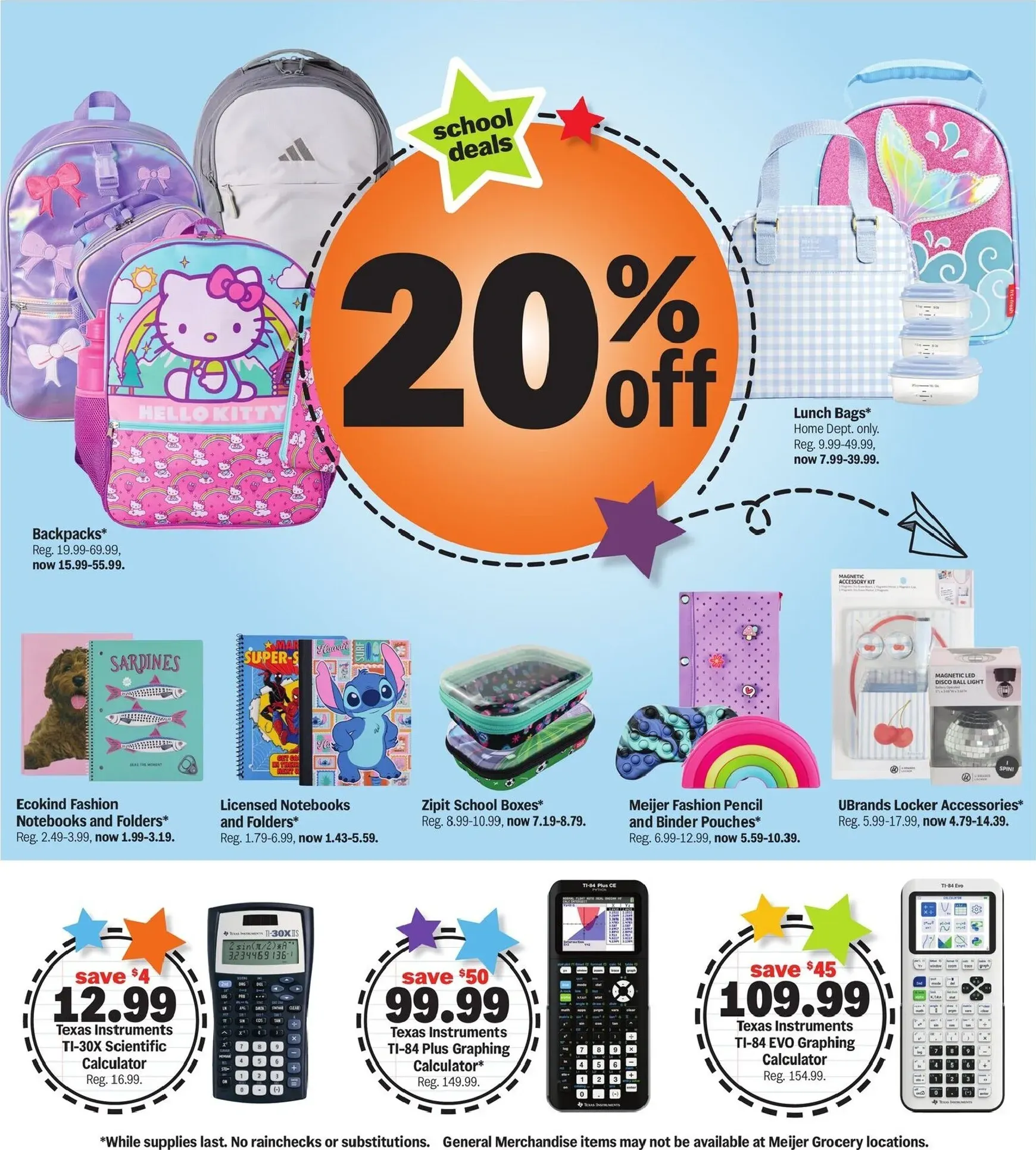 Weekly ad Future Meijer - Back to School flyer valid from Wednesday 07/08/2026 to Tuesday 07/28/2026 from July 8 to July 28 2026 - Page 4