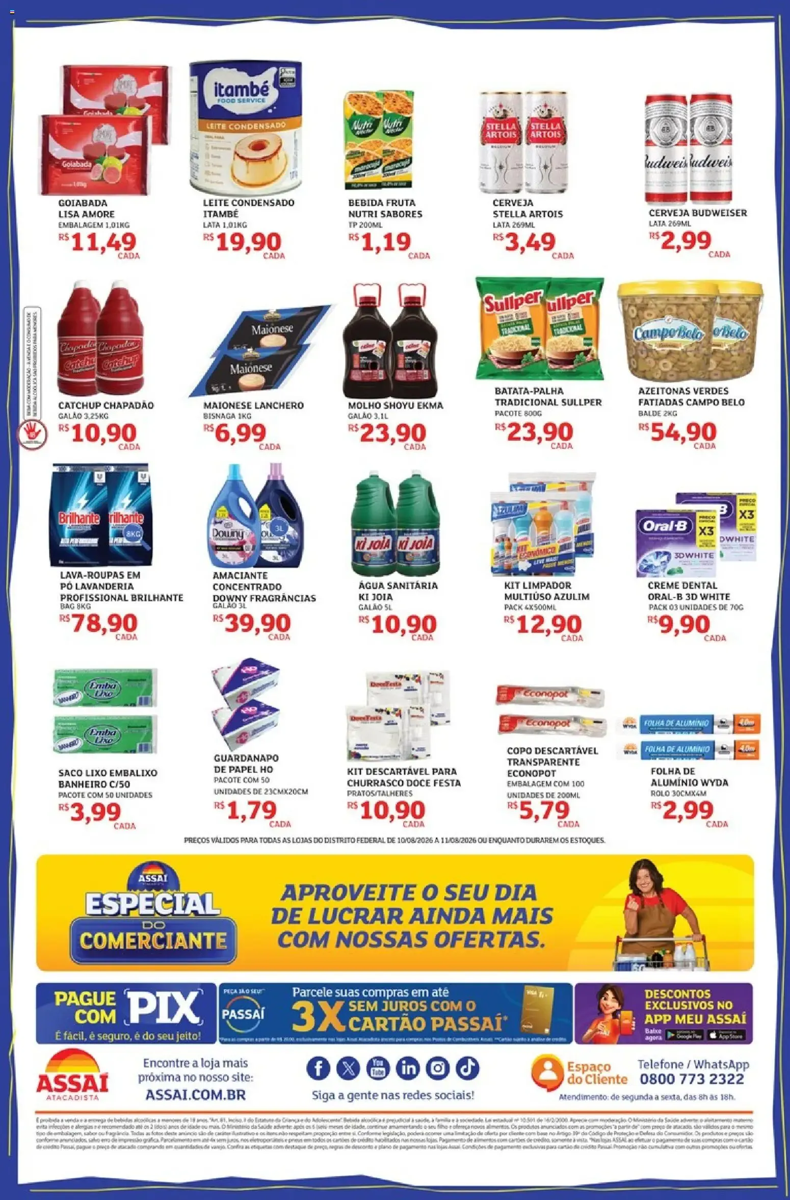 Encarte de Assaí Atacadista - Especial do Comerciante 10 de agosto até 11 de agosto 2026 - Pagina 2