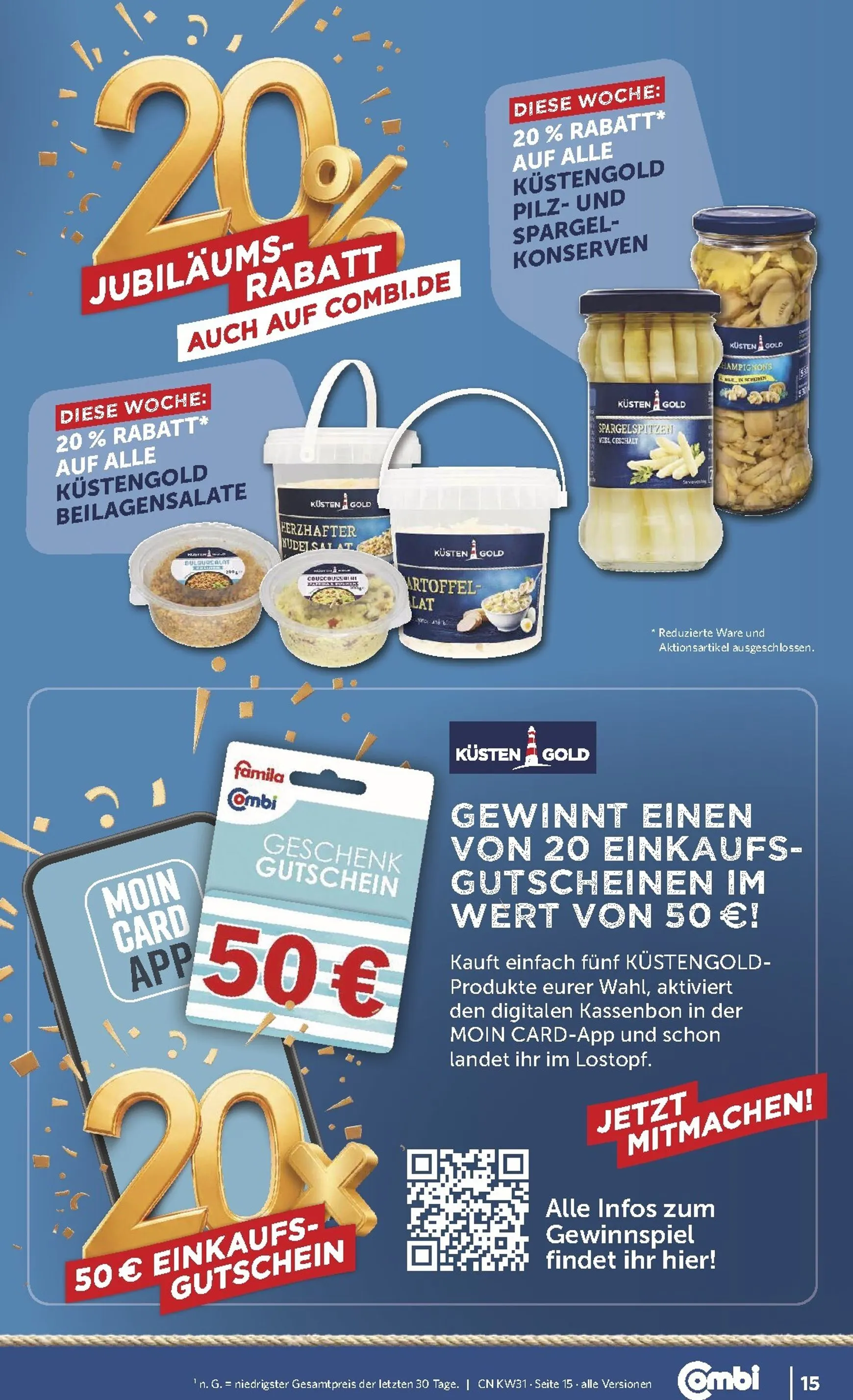Combi Prospekt – von Montag 27.07.2026 bis Samstag 01.08.2026 von 27. Juli bis 1. August 2026 - Prospekt seite 15