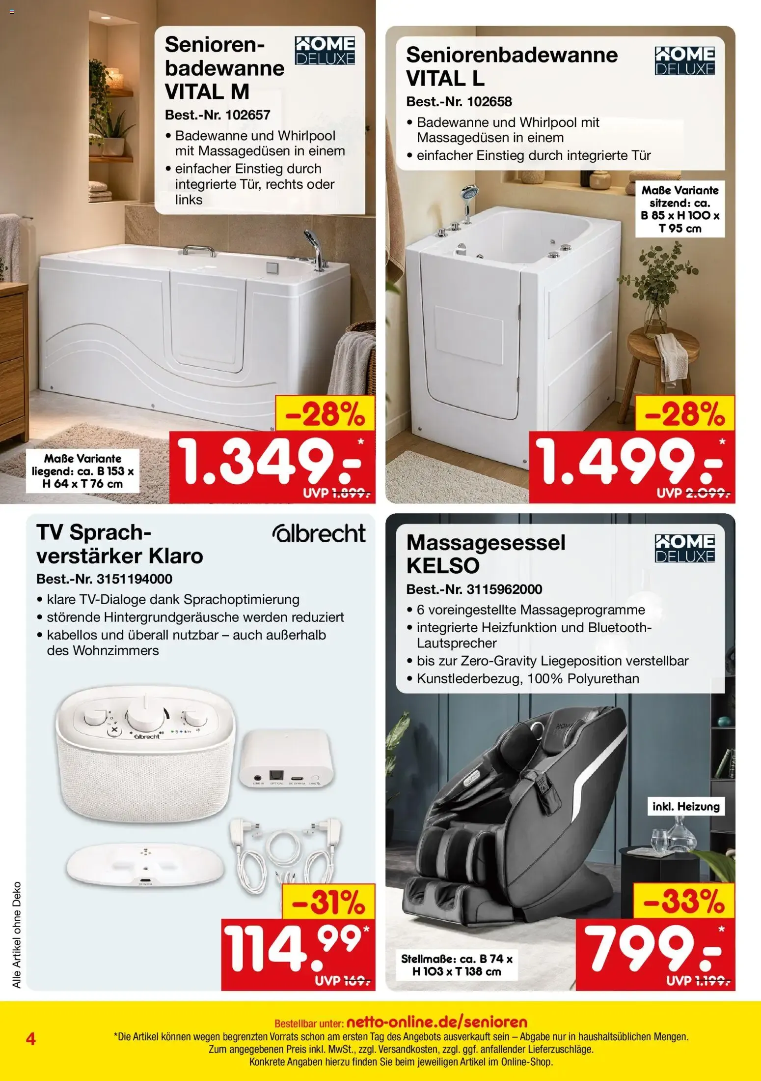 Netto Marken-Discount - Rolektro E-Roller E-Joy van 1 oktober tot 31 oktober 2026 - Folder pagina 4