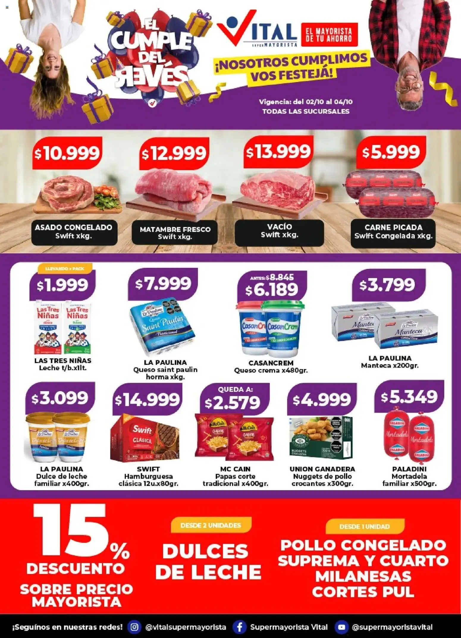 Ofertas de Vital - Ofertas fin San Justo || del 02/10/2026 - 04/10/2026 || Catálogo 2 de octubre al 4 de octubre 2026 - Página 2 del catálogo