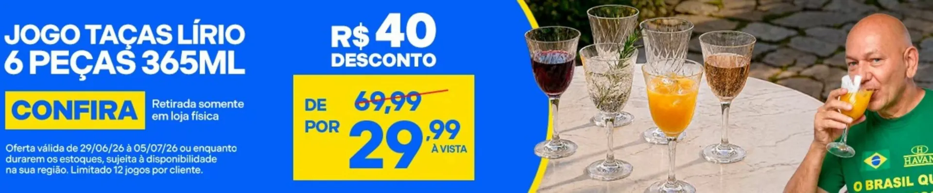 Encarte de Oferta Jogo Taças Lírio 29 de junho até 5 de julho 2026 - Pagina 1