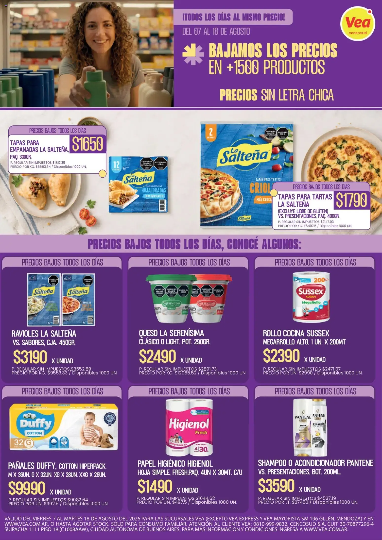 Ofertas de Vea - Folleto Vea precios bajos Todos los días del 07/08/2026 - 18/08/2026 7 de agosto al 18 de agosto 2026 - Página 2 del catálogo