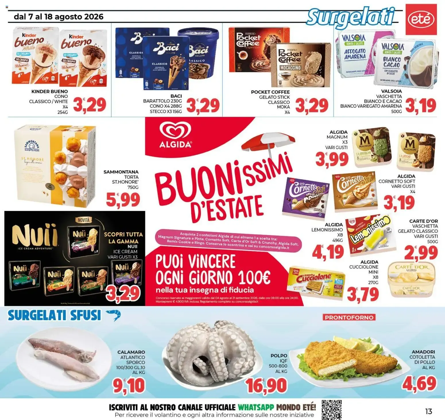 Eté volantino dal 07/08/2026 - online Offerte da 7 agosto a 18 agosto di 2026 - Pagina del volantino 13