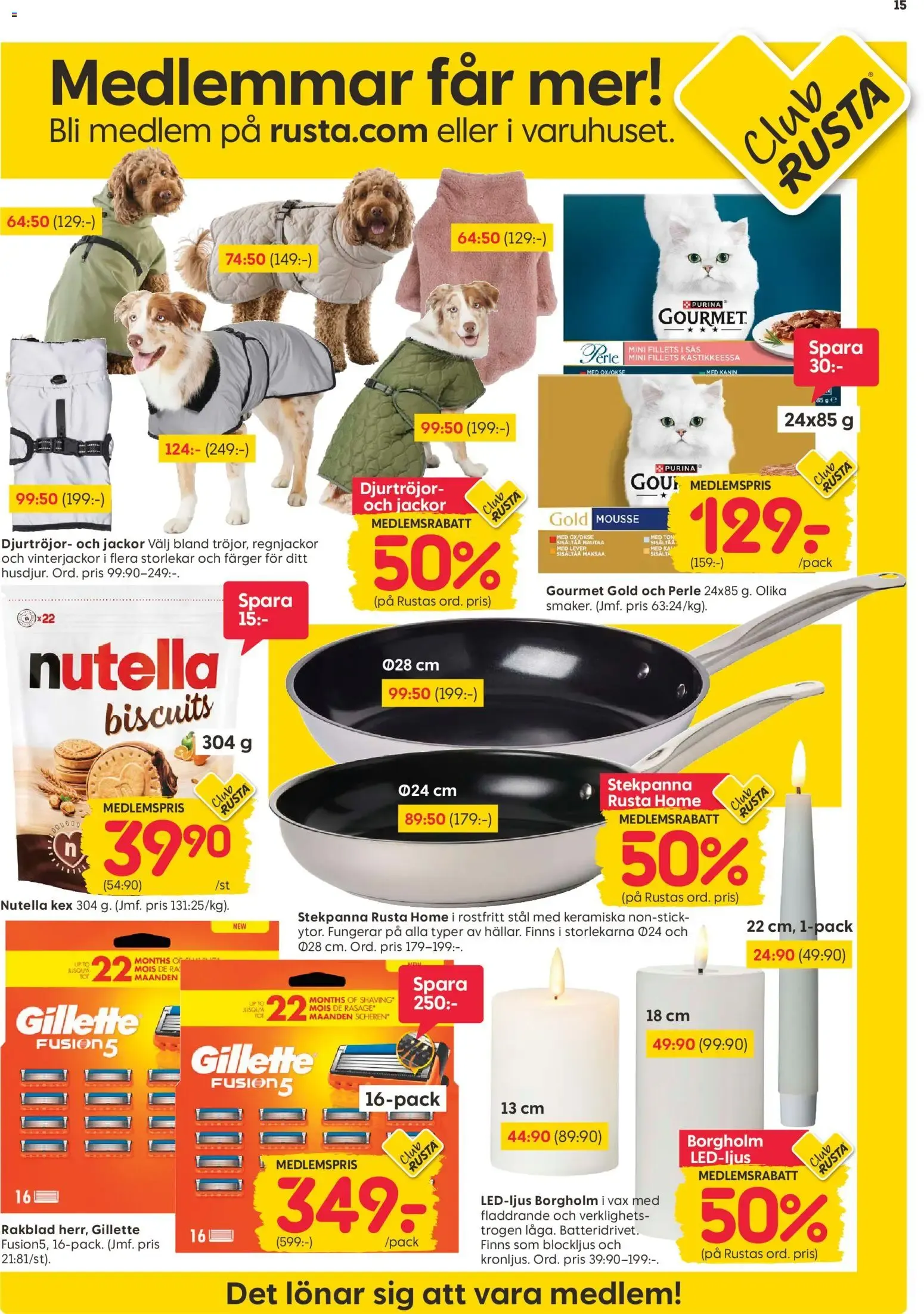 Rusta erbjudanden från 05/10/2026 - 11/10/2026 > Reklamblad nuvarande rabatter från 5 oktober till 11 oktober 2026 - Reklamblad sidor 15