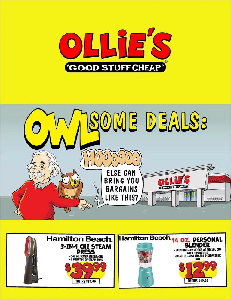 Weekly ad Ollie's OWLSOME DEALS from June 23 to June 29 2026 - Page 1