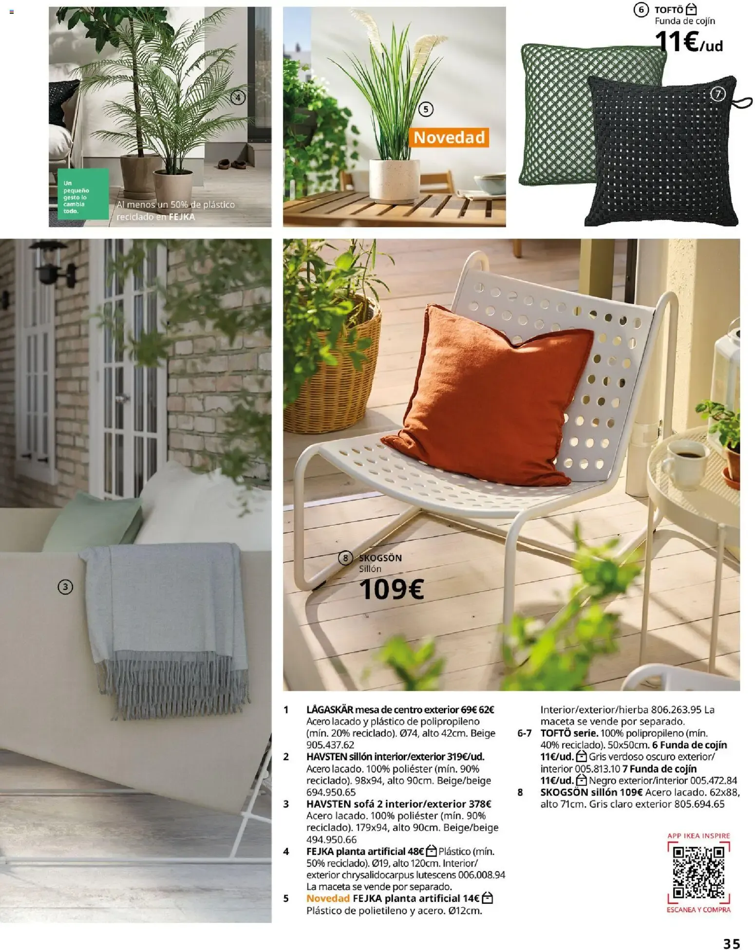 Catálogo de IKEA - Muebles de exterior del 01/09/2026 1 de septiembre al 31 de enero 2027 - Página 35