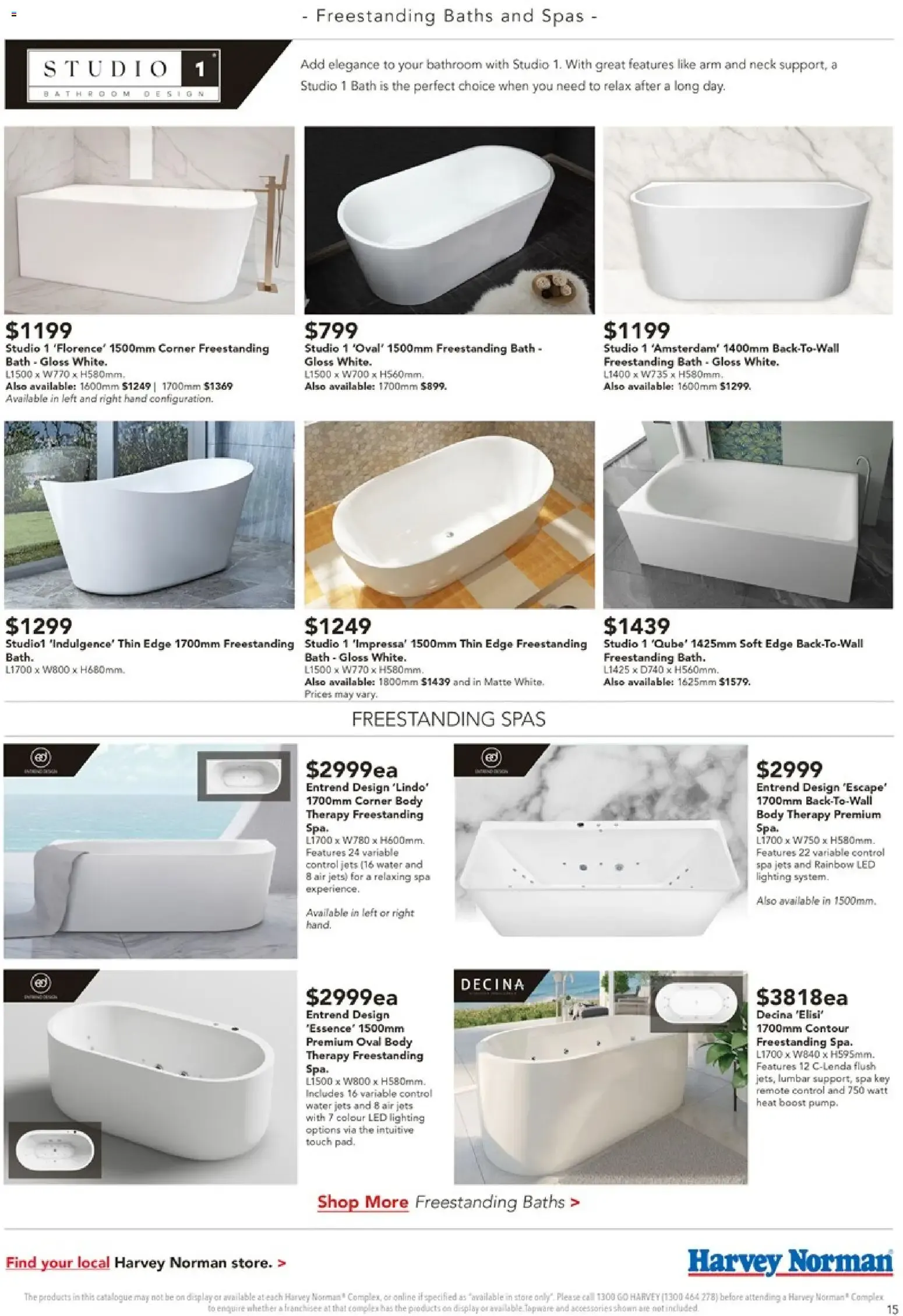 Harvey Norman Your Bathroom and Tile Specialist - Catalogue valid from 8 October to 25 October 2026 - page 15