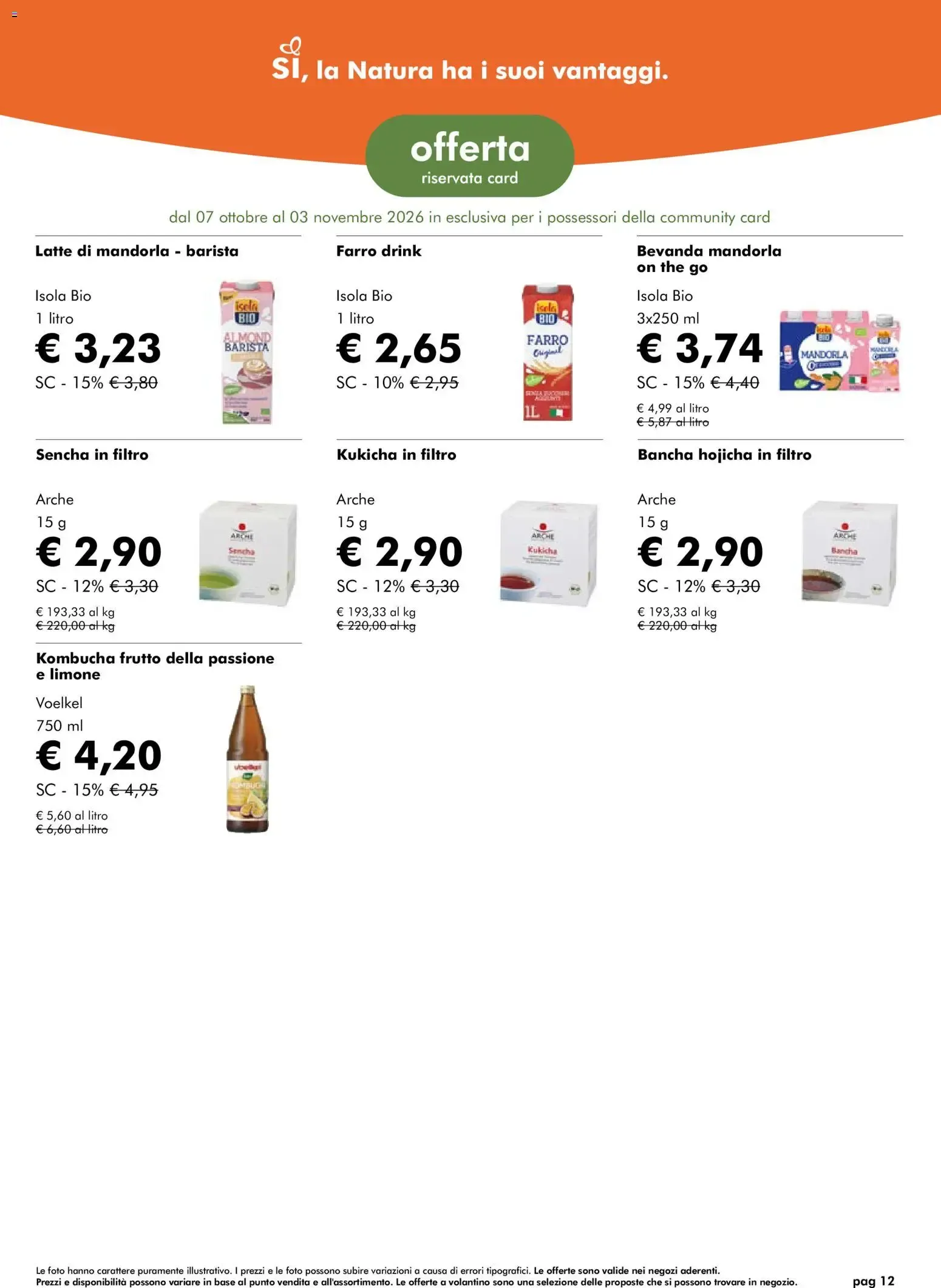 Nuovo Natura Sì volantino dal 07/10/2026 > offerte anteprima 🛍️ da 7 ottobre a 3 novembre di 2026 - Pagina del volantino 12