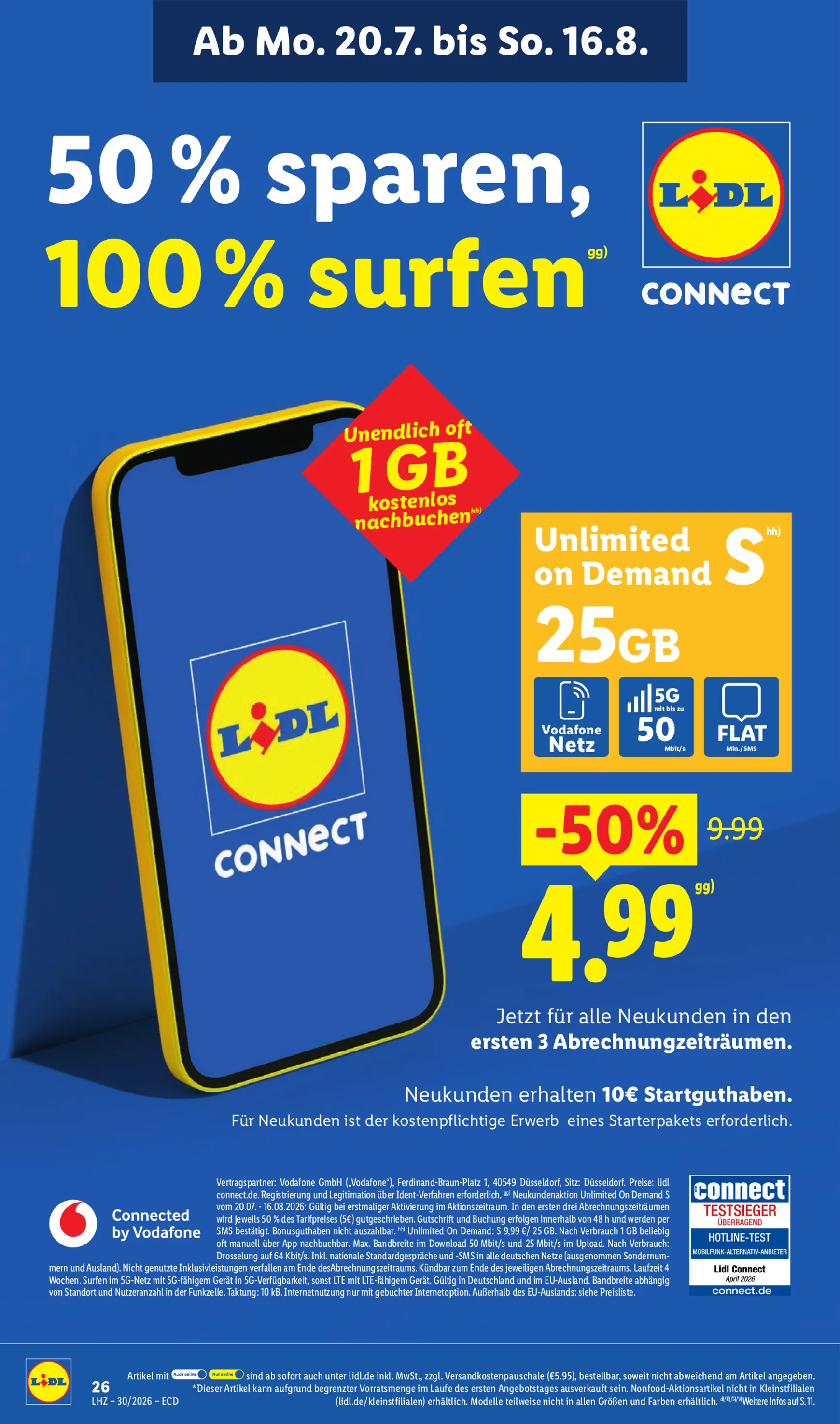 Lidl: Sparen beim Preisführer von 20. Juli bis 25. Juli 2026 - Prospekt seite 31