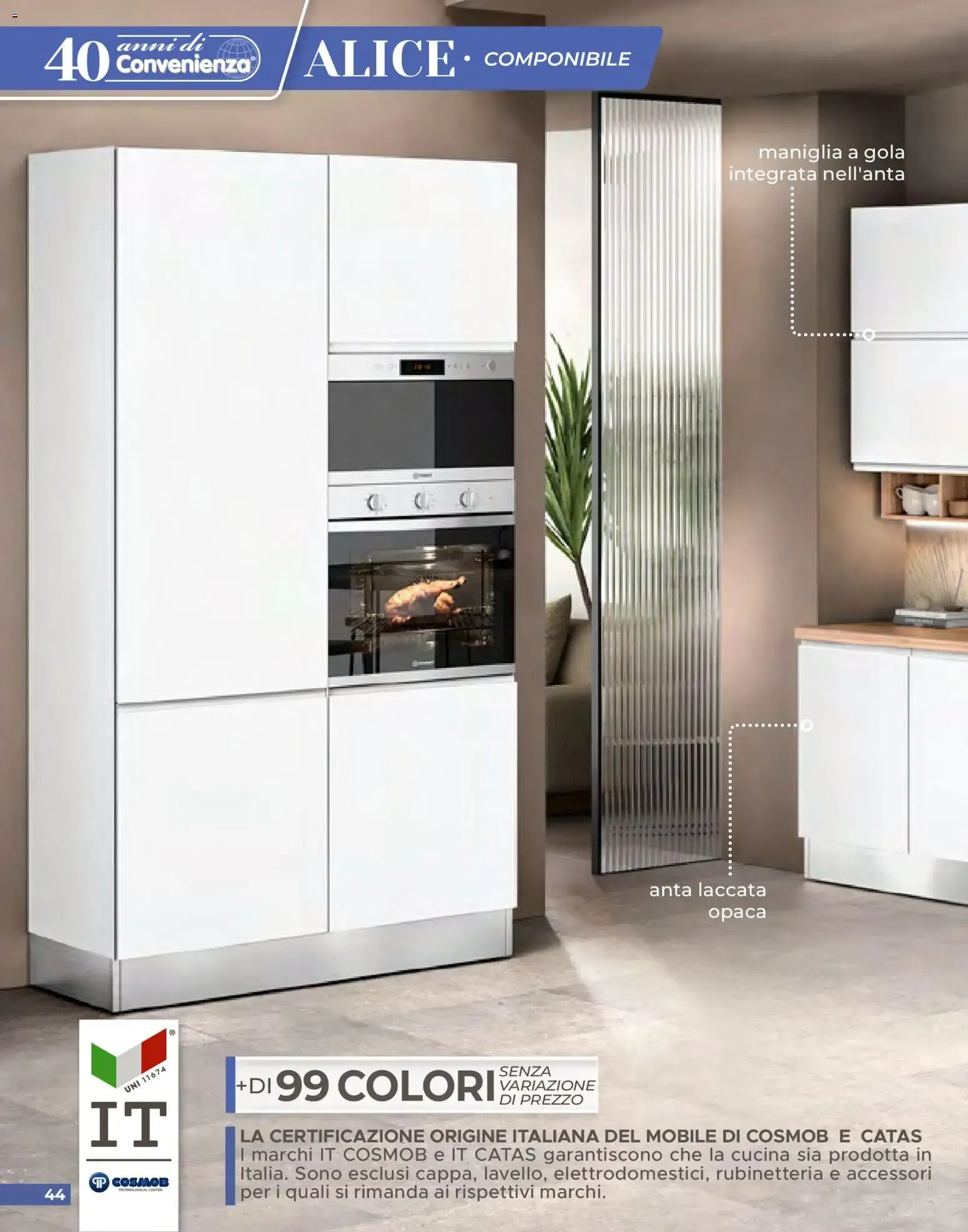 Mondo Convenienza - Speciale Cucine da 1 aprile a 30 giugno di 2026 - Pagina del volantino 44