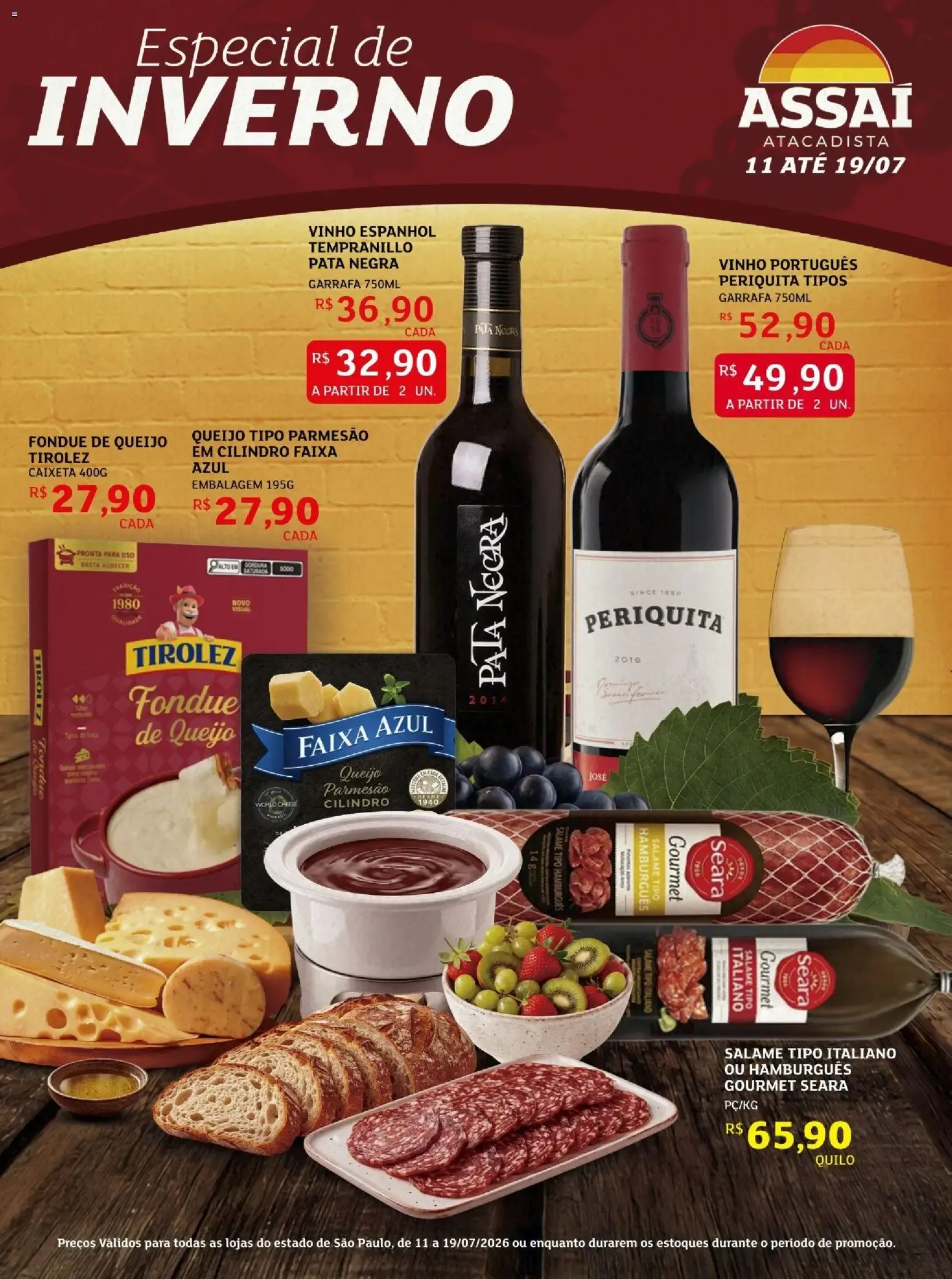 Encarte de Assaí Atacadista - Especial de Inverno 11 de julho até 19 de julho 2026 - Pagina 1