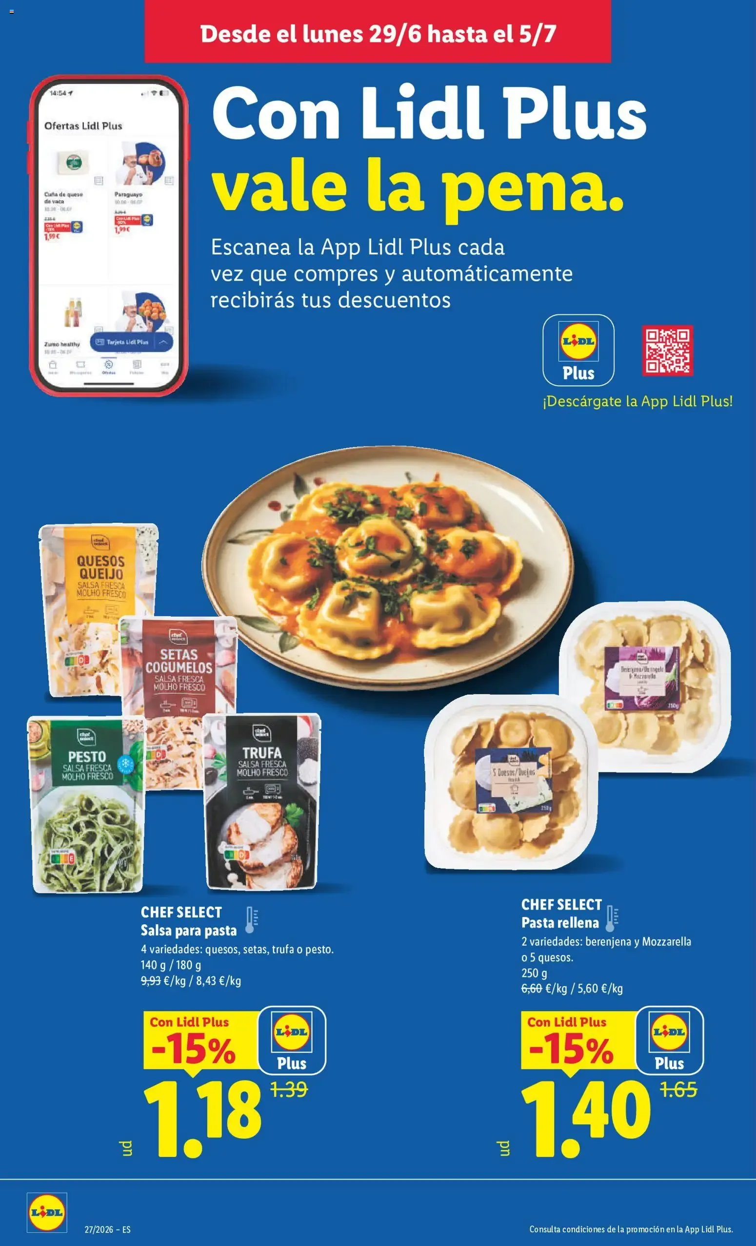 Catálogo de Con Lidl Plus acumula puntos y llévate premios extra 1 de julio al 5 de julio 2026 - Página 30