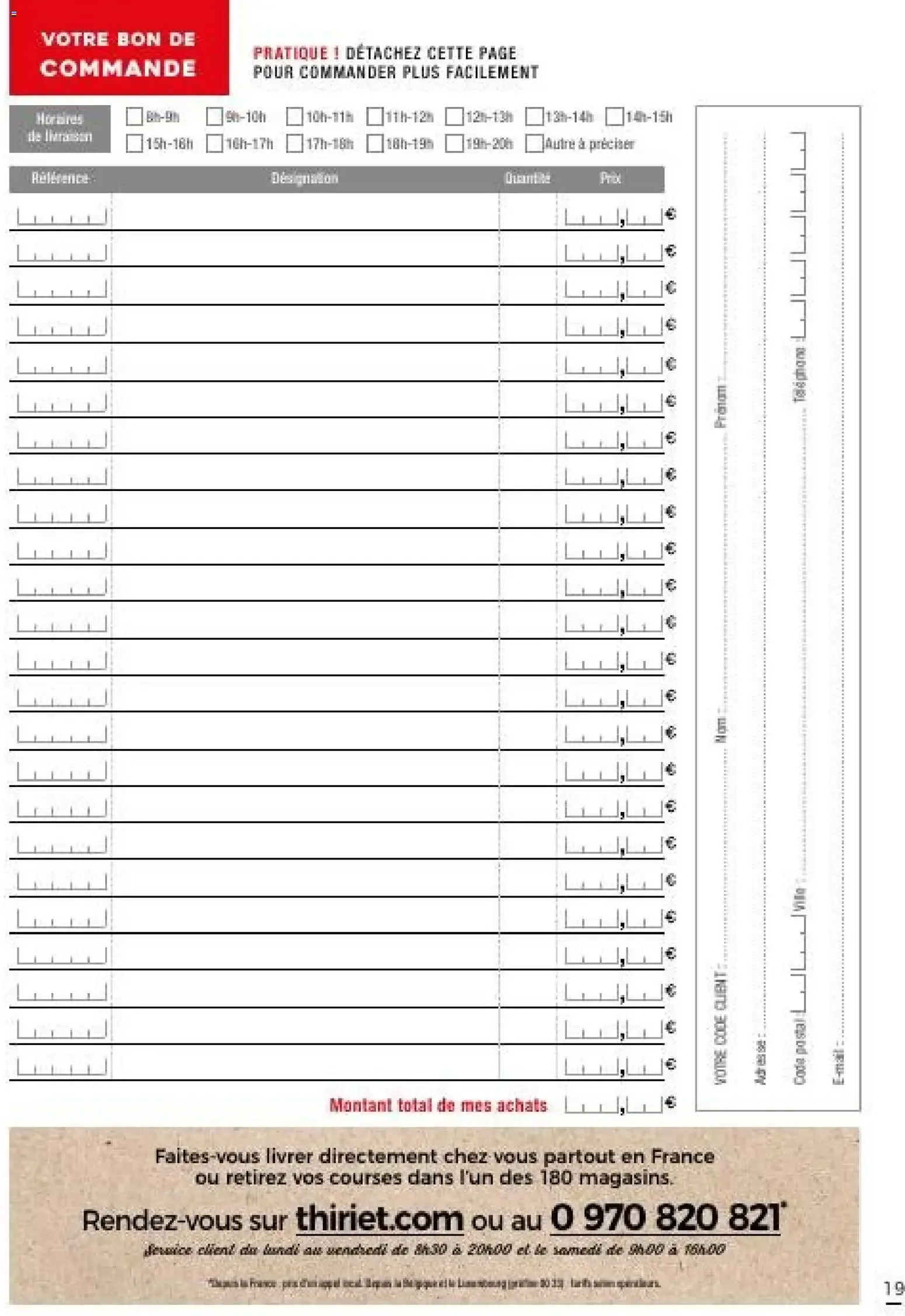 Thiriet - Catalogue Bons Plans du 11 août au 6 septembre 2026 - Catalogue page 19