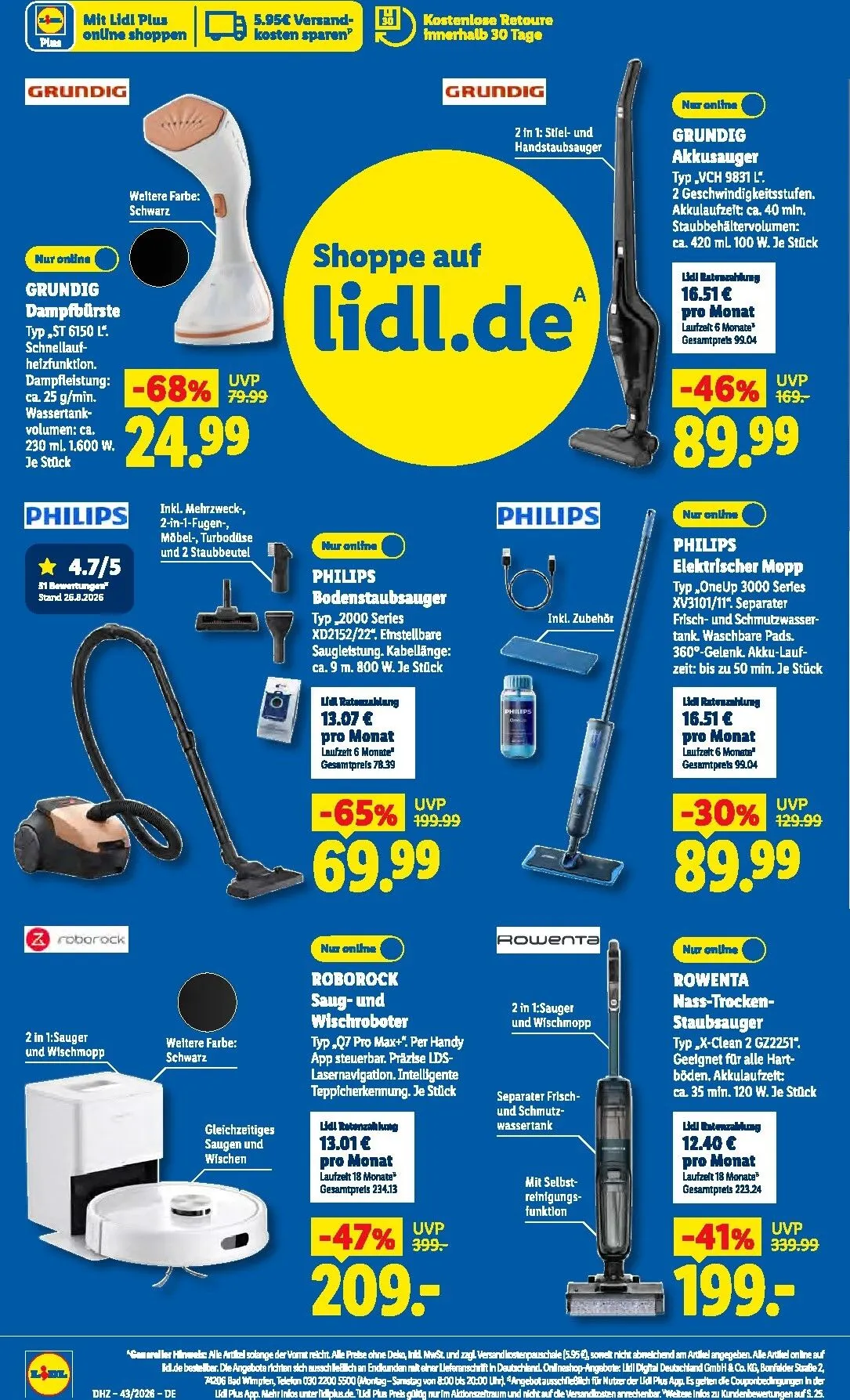 Lidl Prospekt nächste Woche – von Montag 19.10.2026 bis Samstag 24.10.2026 von 19. Oktober bis 24. Oktober 2026 - Prospekt seite 45
