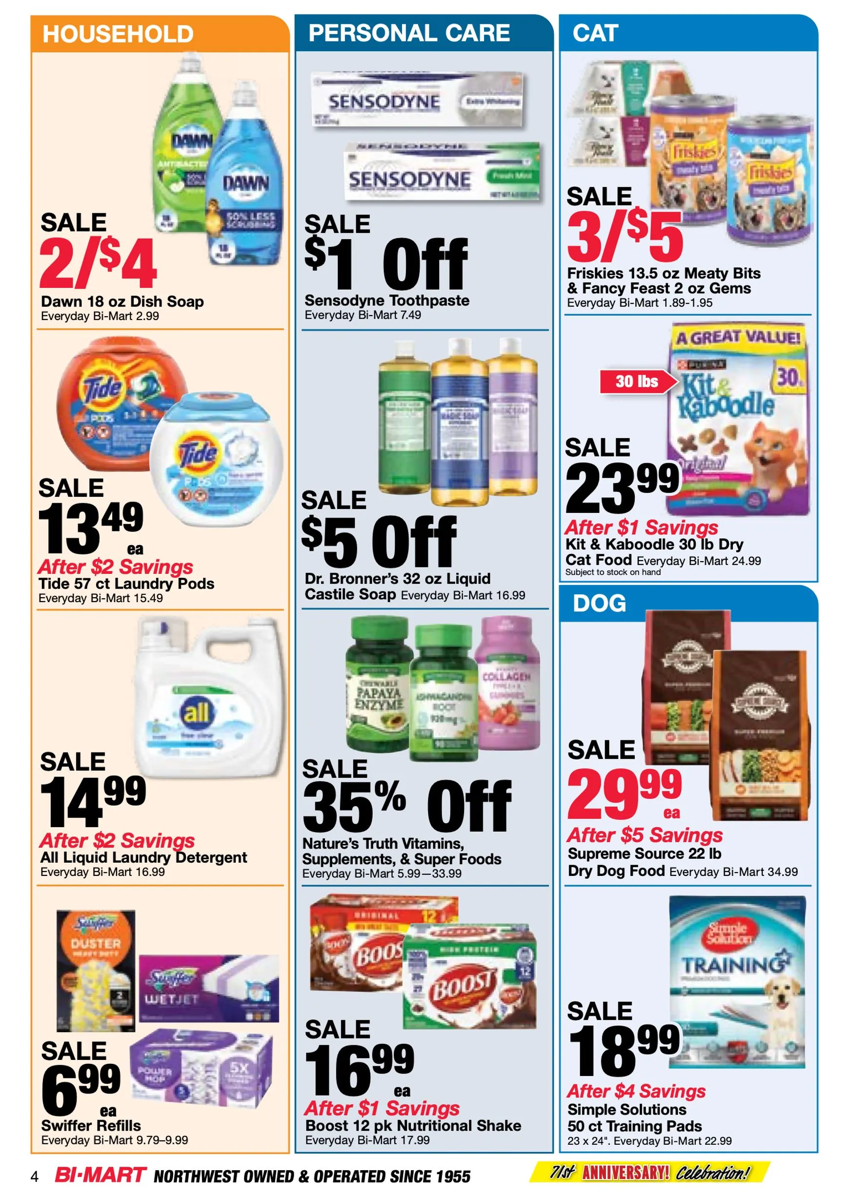 Weekly ad Bi-Mart Membership Savings Book - Back to School Savings from August 25 to September 14 2026 - Page 4