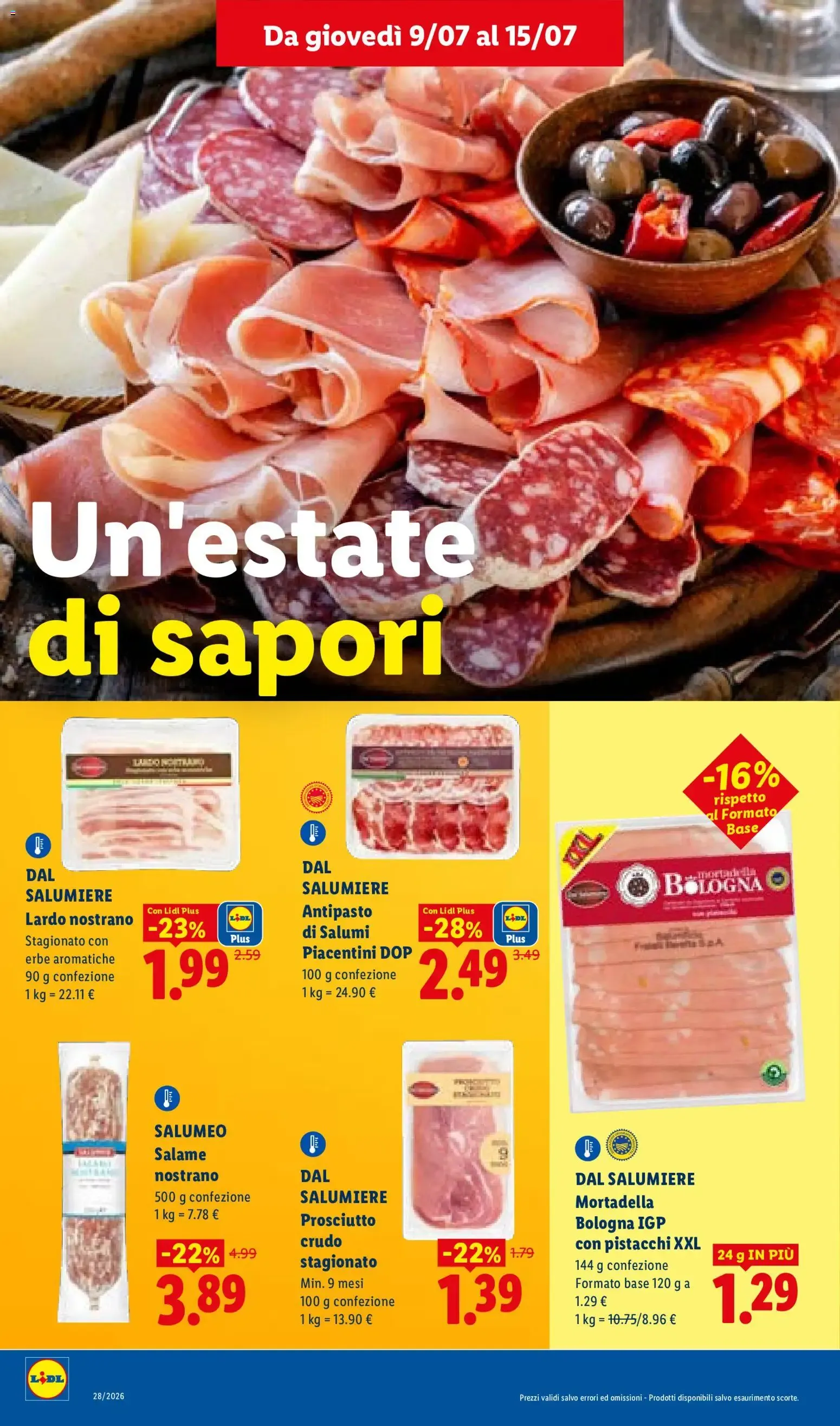Lidl - L'estate del risparmio da 9 luglio a 15 luglio di 2026 - Pagina del volantino 19