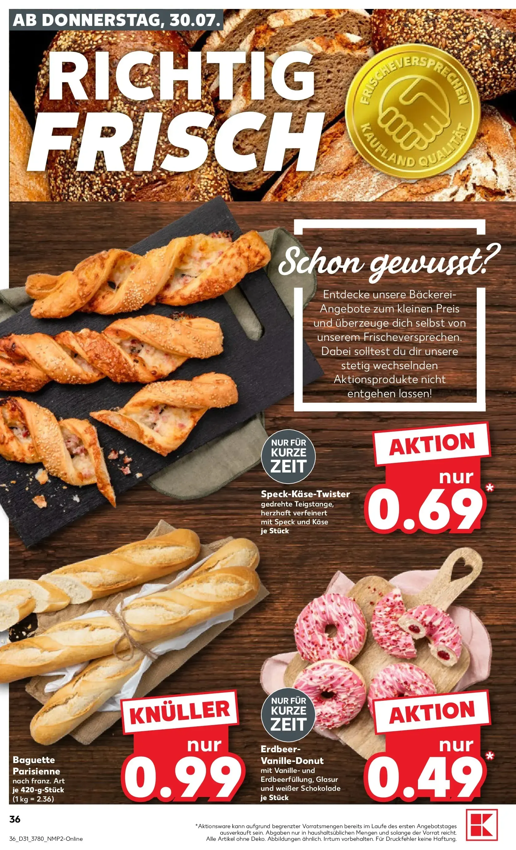 Prospekt Kaufland ab 30.07.2026 » Angebote Online zum Blättern von 30. Juli bis 5. August 2026 - Prospekt seite 36