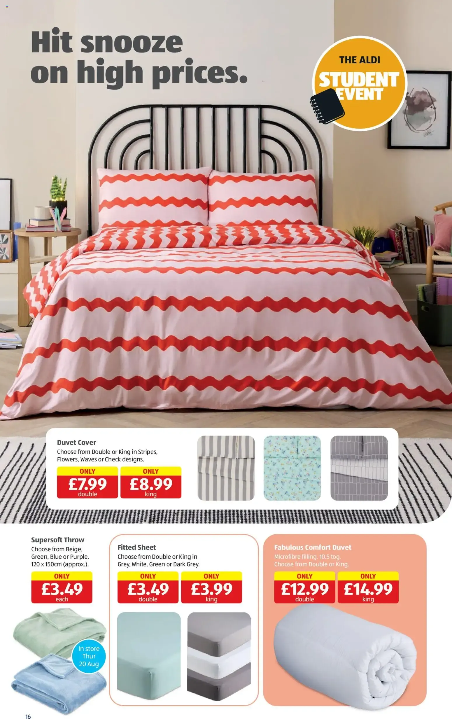 Aldi Specialbuys: Student Shop / Student Event from 20 August to 23 August 2026 - Catalogue Page 16