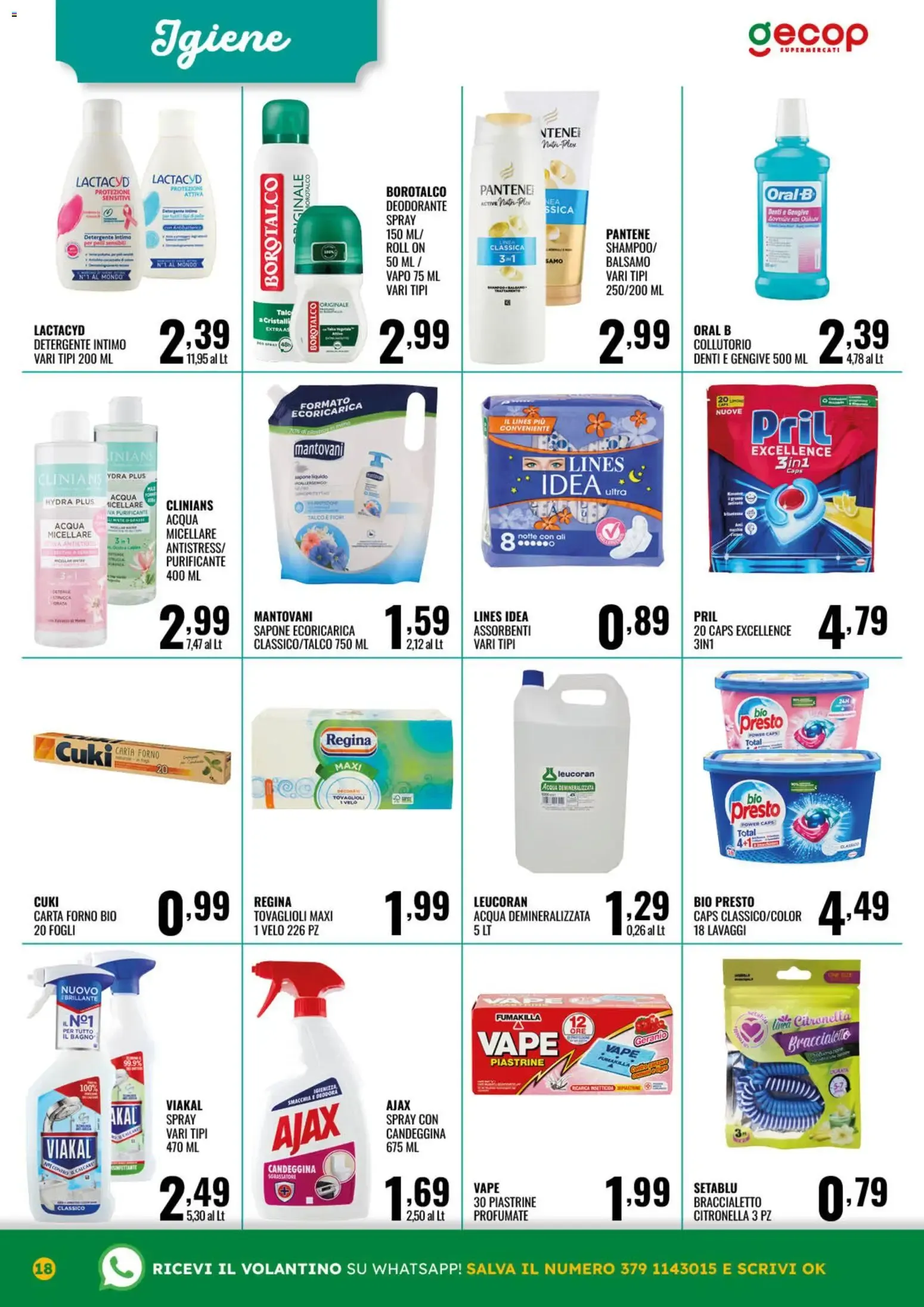 Nuovo GECOP volantino dal 27/07/2026 > offerte anteprima 🛍️ da 27 luglio a 9 agosto di 2026 - Pagina del volantino 18
