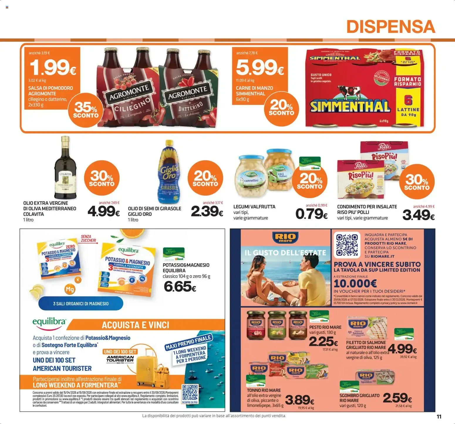 Superconti volantino dal 16/07/2026 - online Offerte da 16 luglio a 29 luglio di 2026 - Pagina del volantino 11